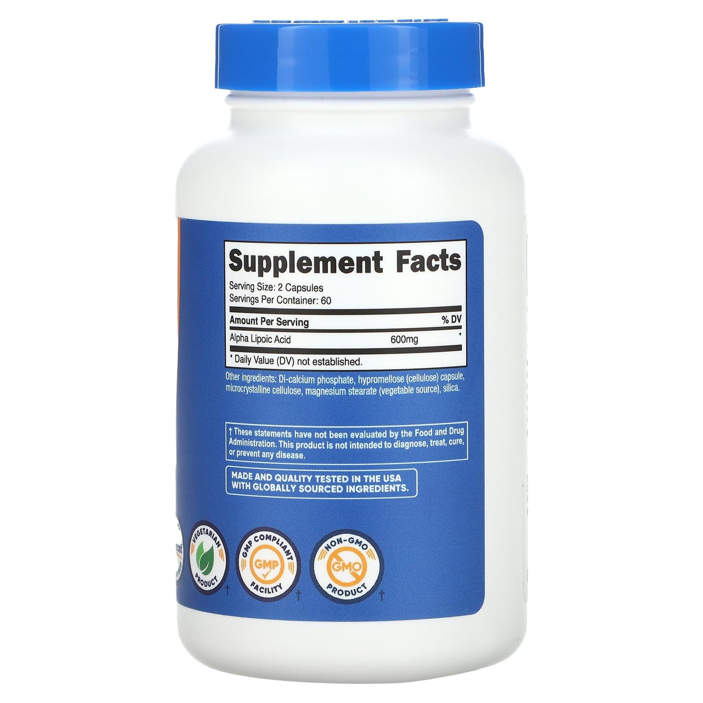 Nutricost, Alpha Lipoic Acid, 120 Capsules (300 mg per Capsule) - Image 2