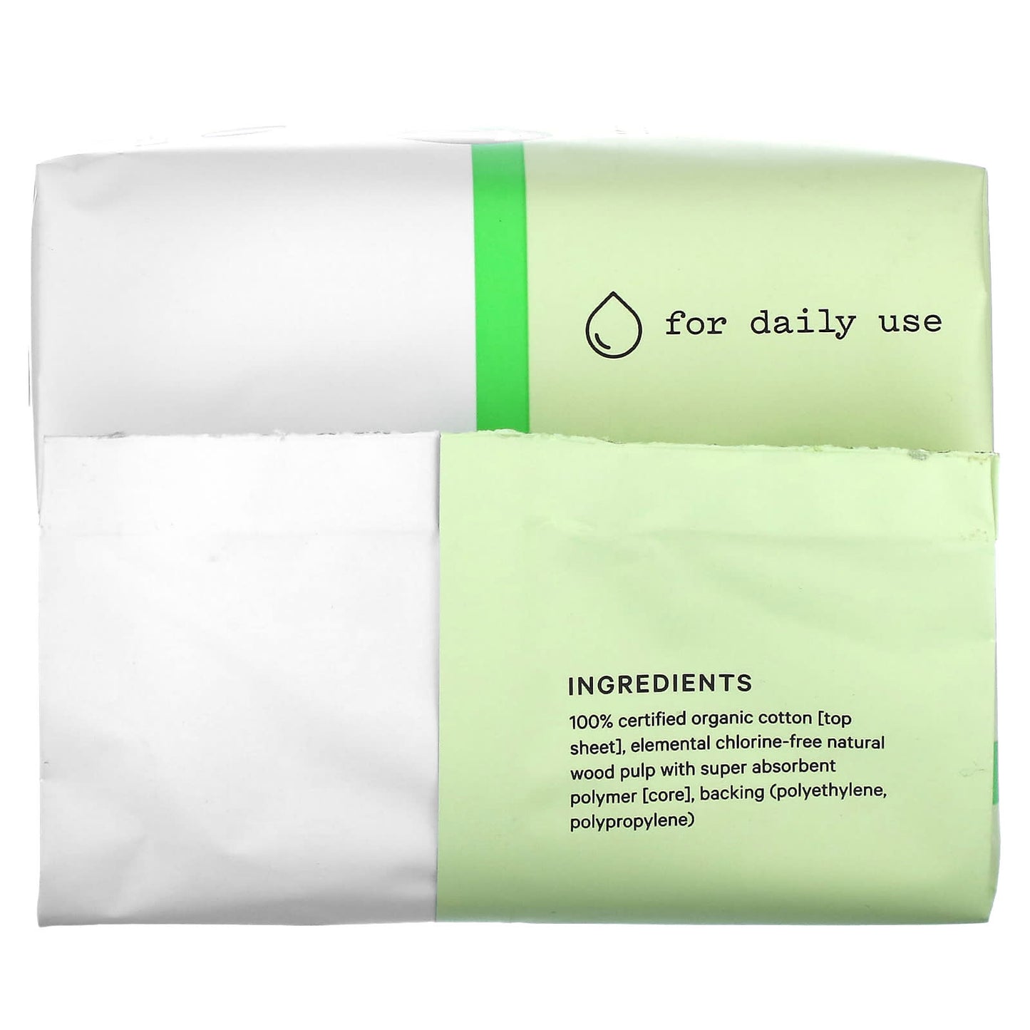 The Honey Pot Company, 100% Organic Cotton Cover Heavy Flow Liners, 20 Count - Image 2