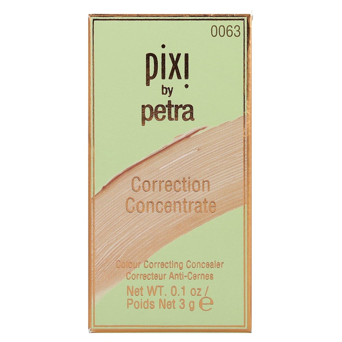 Pixi Beauty, Correction Concentrate, Colour Correcting Concealer, 0063 Awakening Apricot, 0.1 oz (3 g) - Image 1