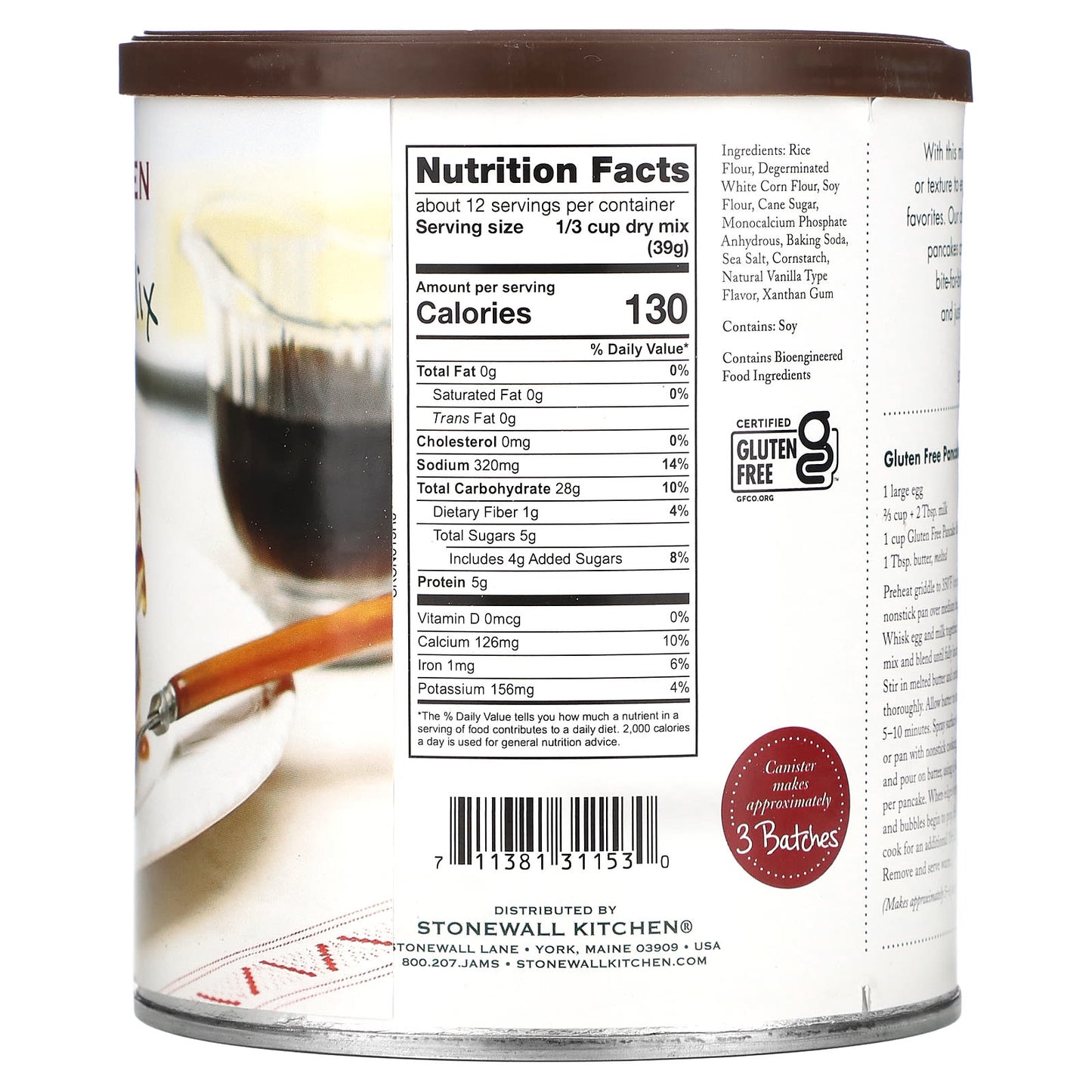 Stonewall Kitchen, Gluten Free Pancake & Waffle Mix, 16 oz (453.6 g) - Image 2