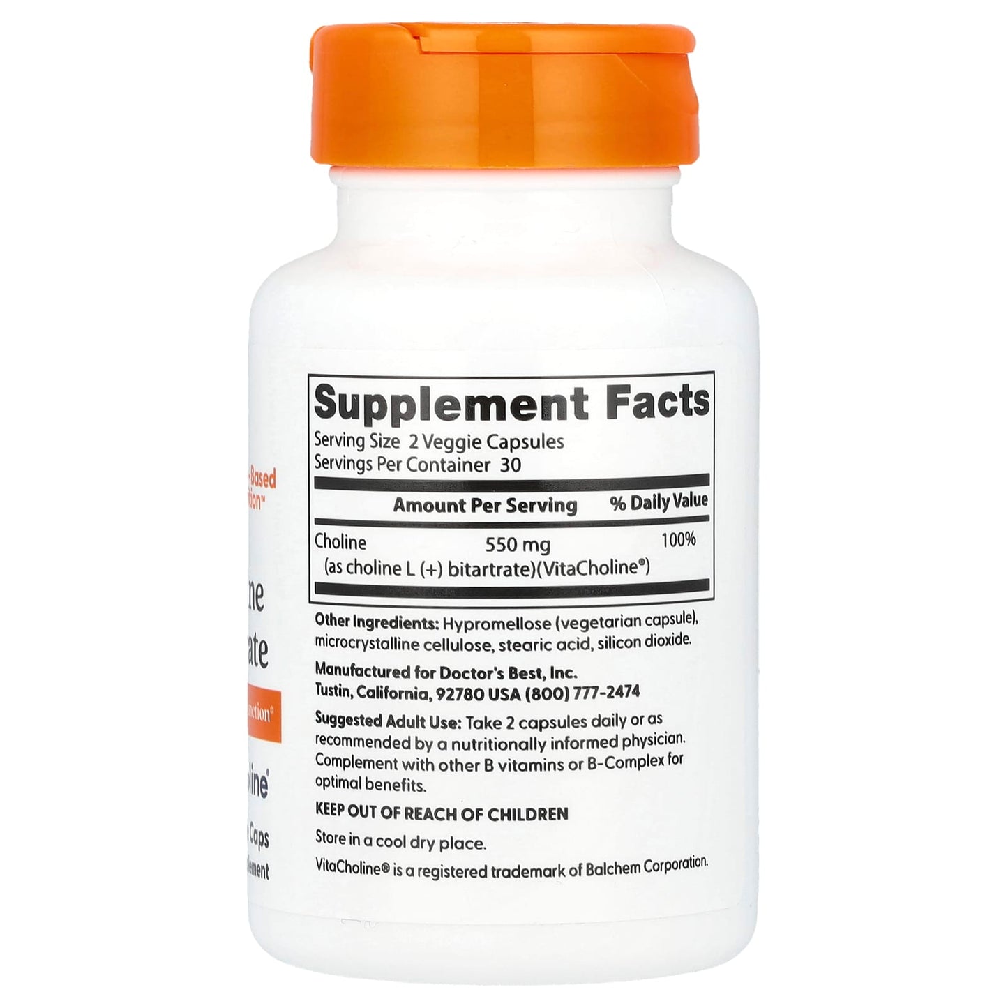 VitaCholine Choline L-Bitartrate for Brain & Liver Health - Image 2