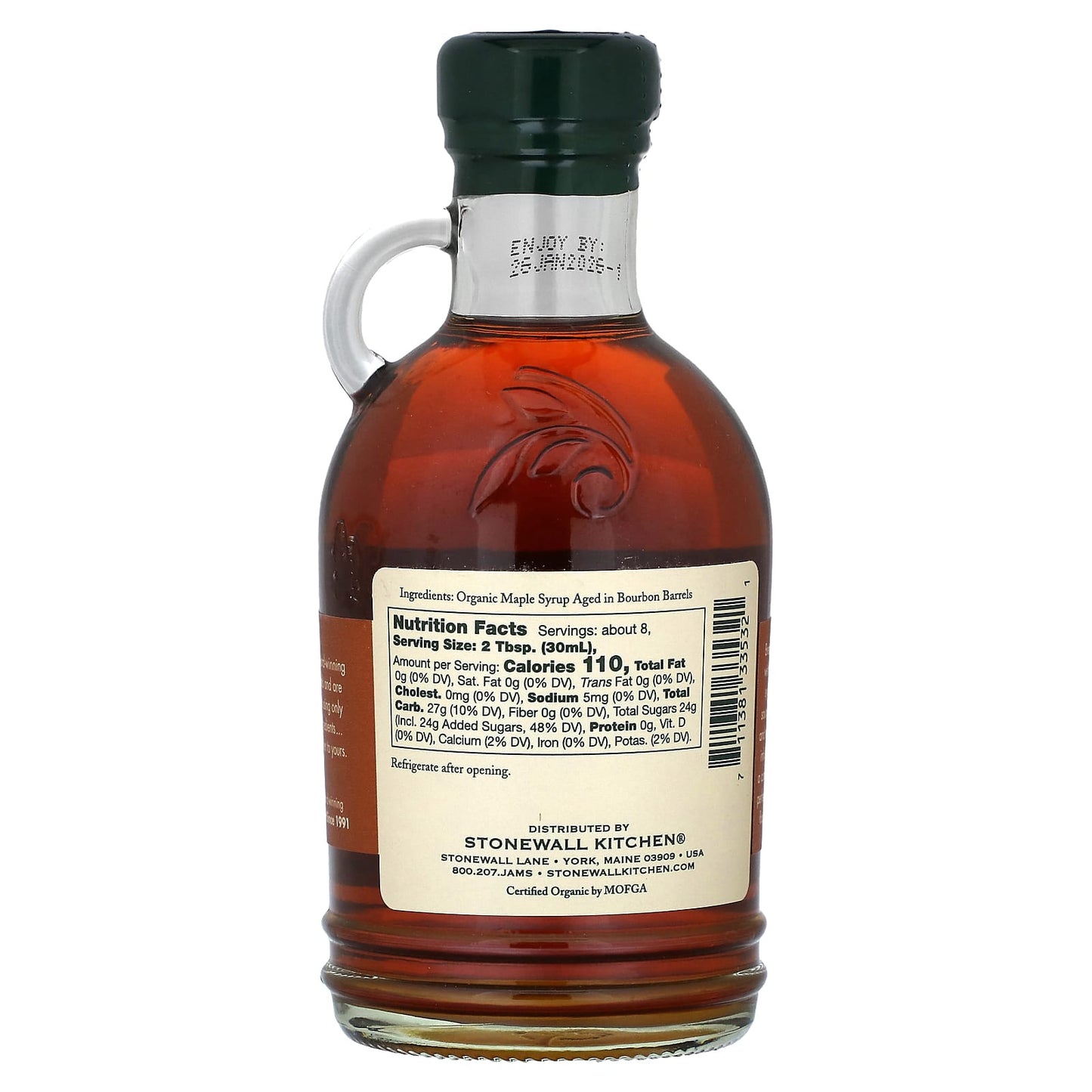 Stonewall Kitchen, Organic Bourbon Barrel-Aged Maple Syrup, 8.5 fl oz (250 ml) - Image 2