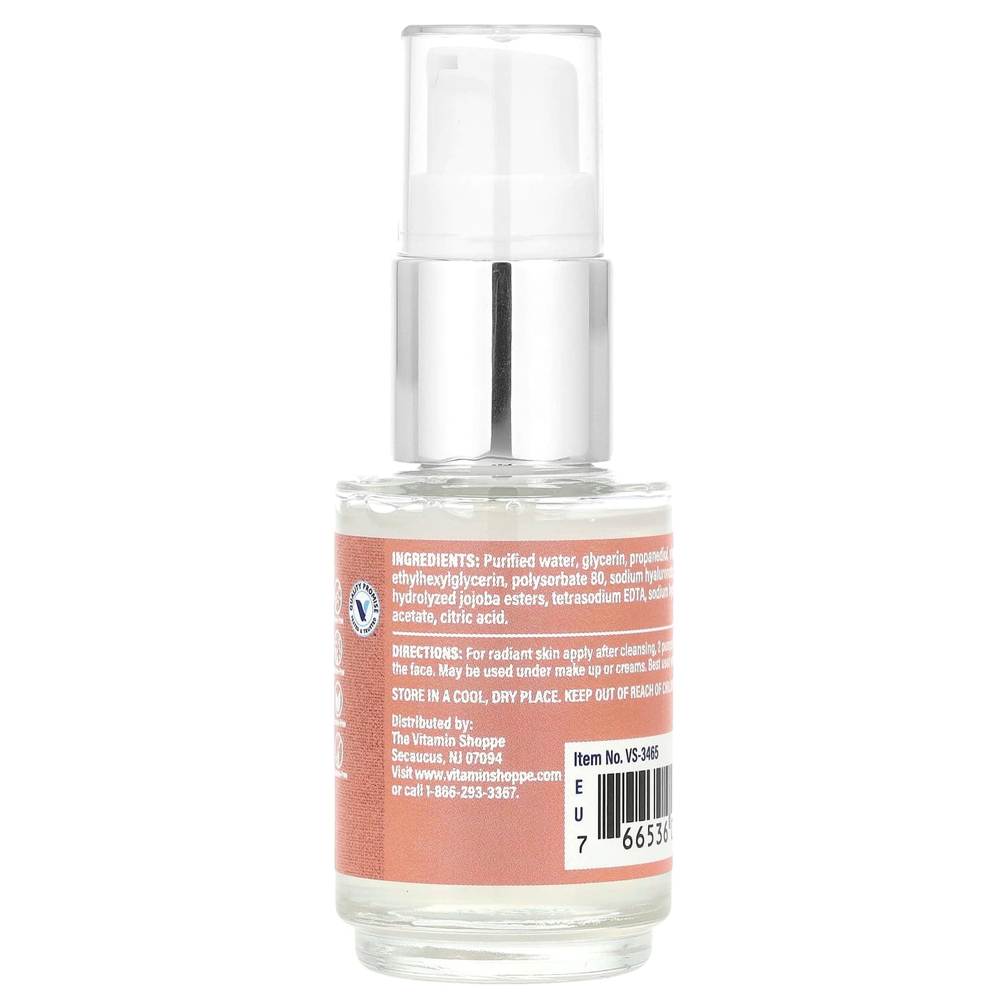 The Vitamin Shoppe, Hyaluronic Moisturizing Serum, 1 oz - Image 2