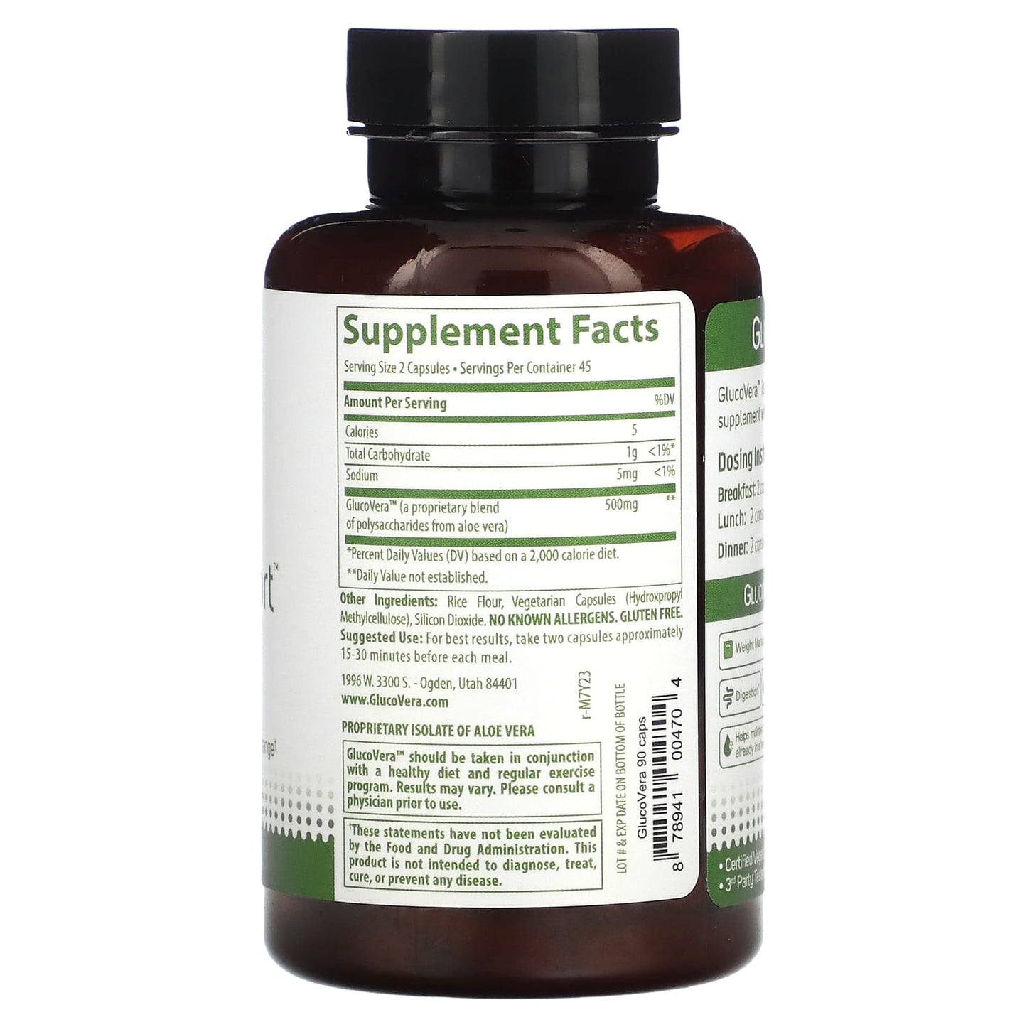 Trace, Blood Sugar Support, 90 Capsules - Image 2
