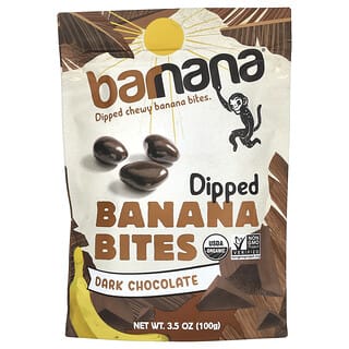 Indulge in Dark Chocolate Banana Bites by Barnana