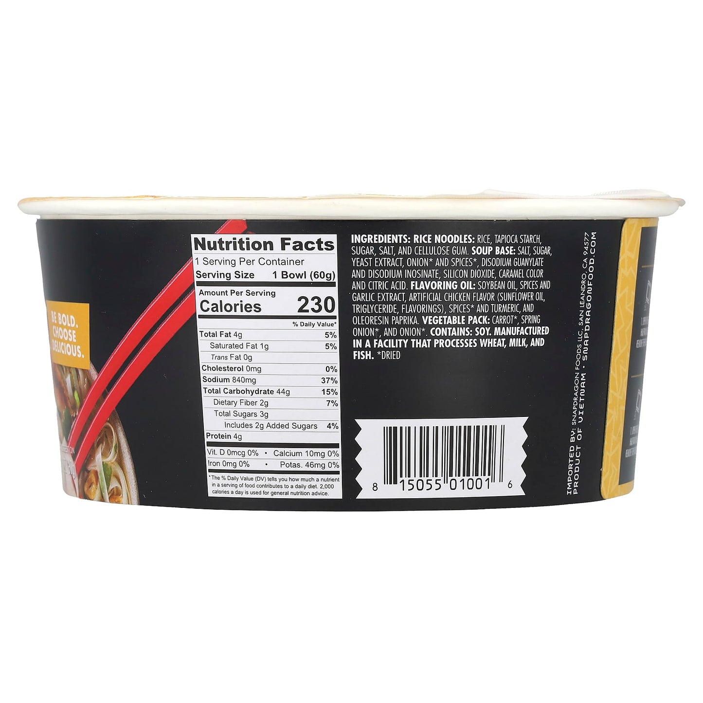 Snapdragon Foods, Chicken Pho, 2.1 oz (60 g) - Image 2