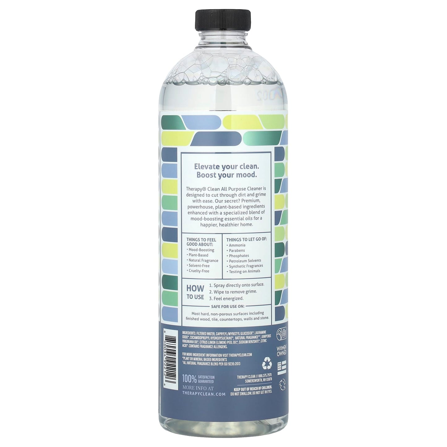Therapy Clean, All Purpose Cleaner, Juniper & Lemon Zest, 24 fl oz (710 ml) - Image 2