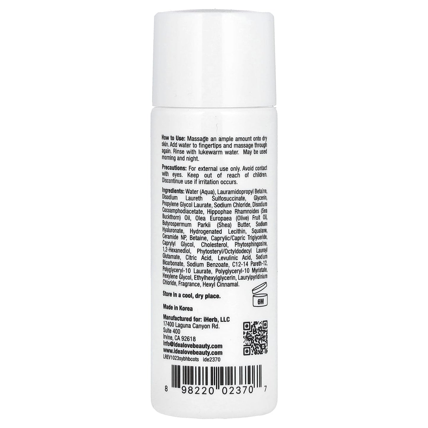 Idealove Serves You Bright Hydrating Bubble Cleansing Oil - Trial Size - Image 2