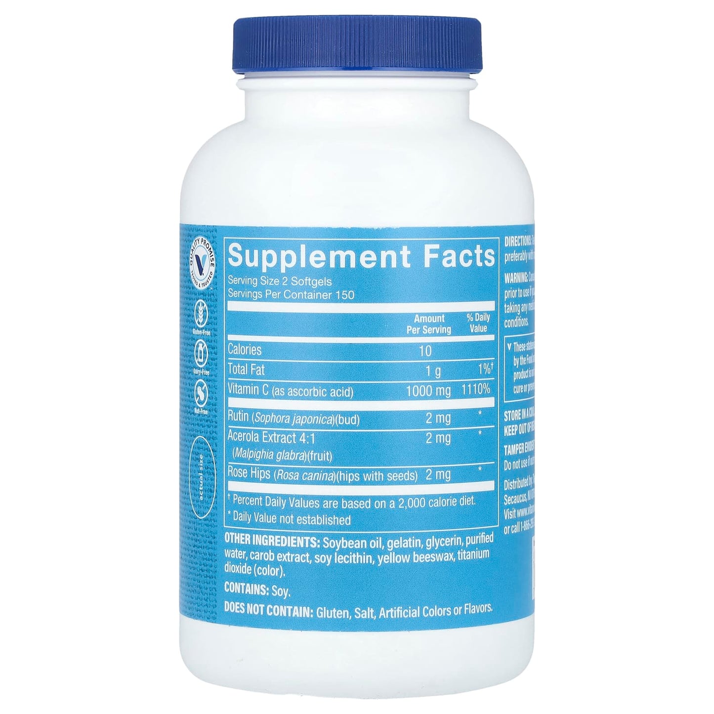 The Vitamin Shoppe, Vitamin C, 300 Softgels - Image 2