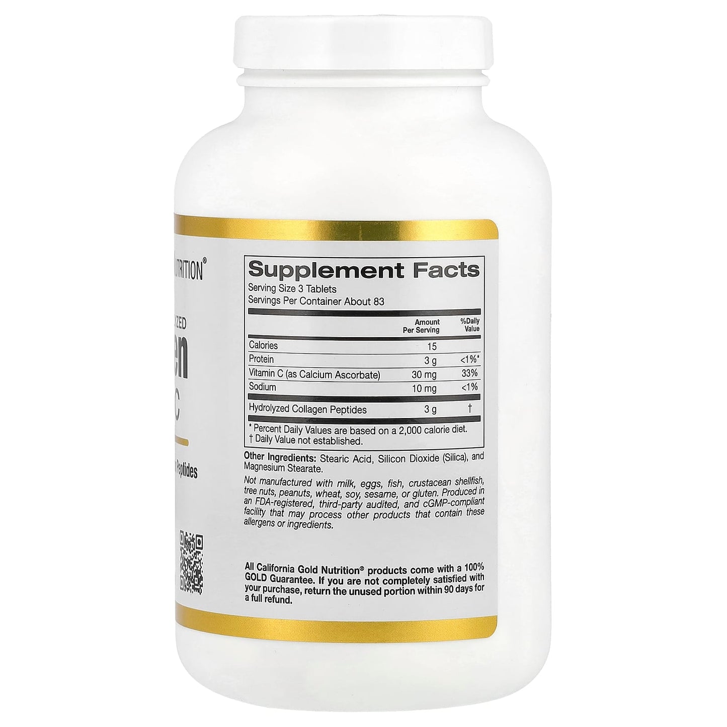 Support Healthy Hair, Skin, Joints & Bones with Hydrolyzed Collagen Peptides | California Gold Nutrition - Image 2
