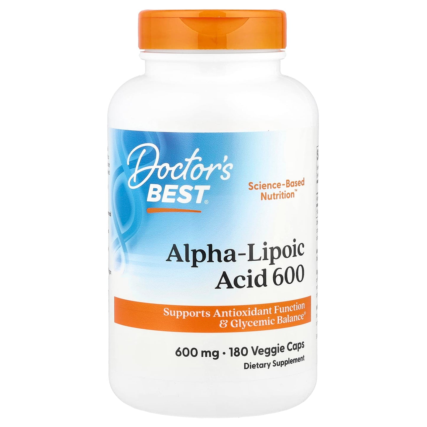 Alpha-Lipoic Acid 600mg - Doctor's Best Antioxidant Supplement - Image 1