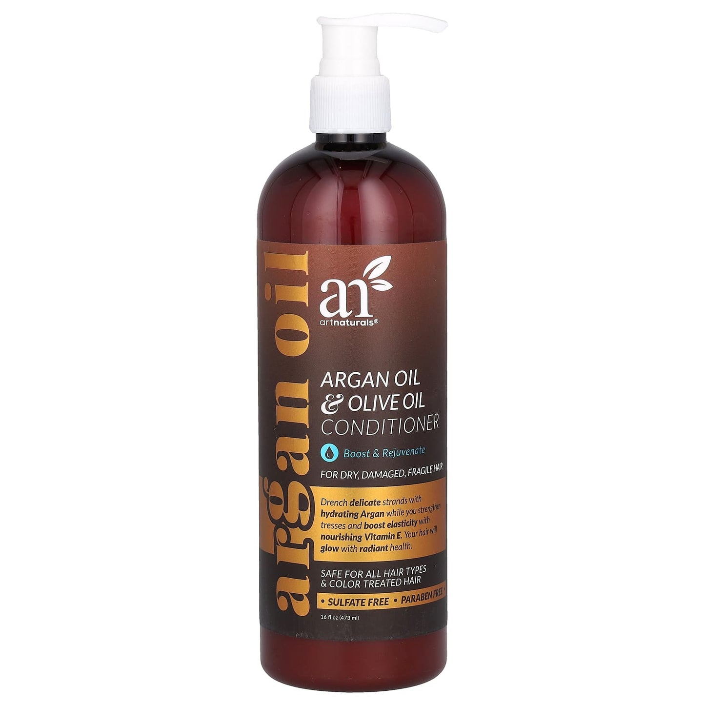 Argan & Olive Oil Conditioner for Dry Hair - Sulfate & Paraben Free - Image 1