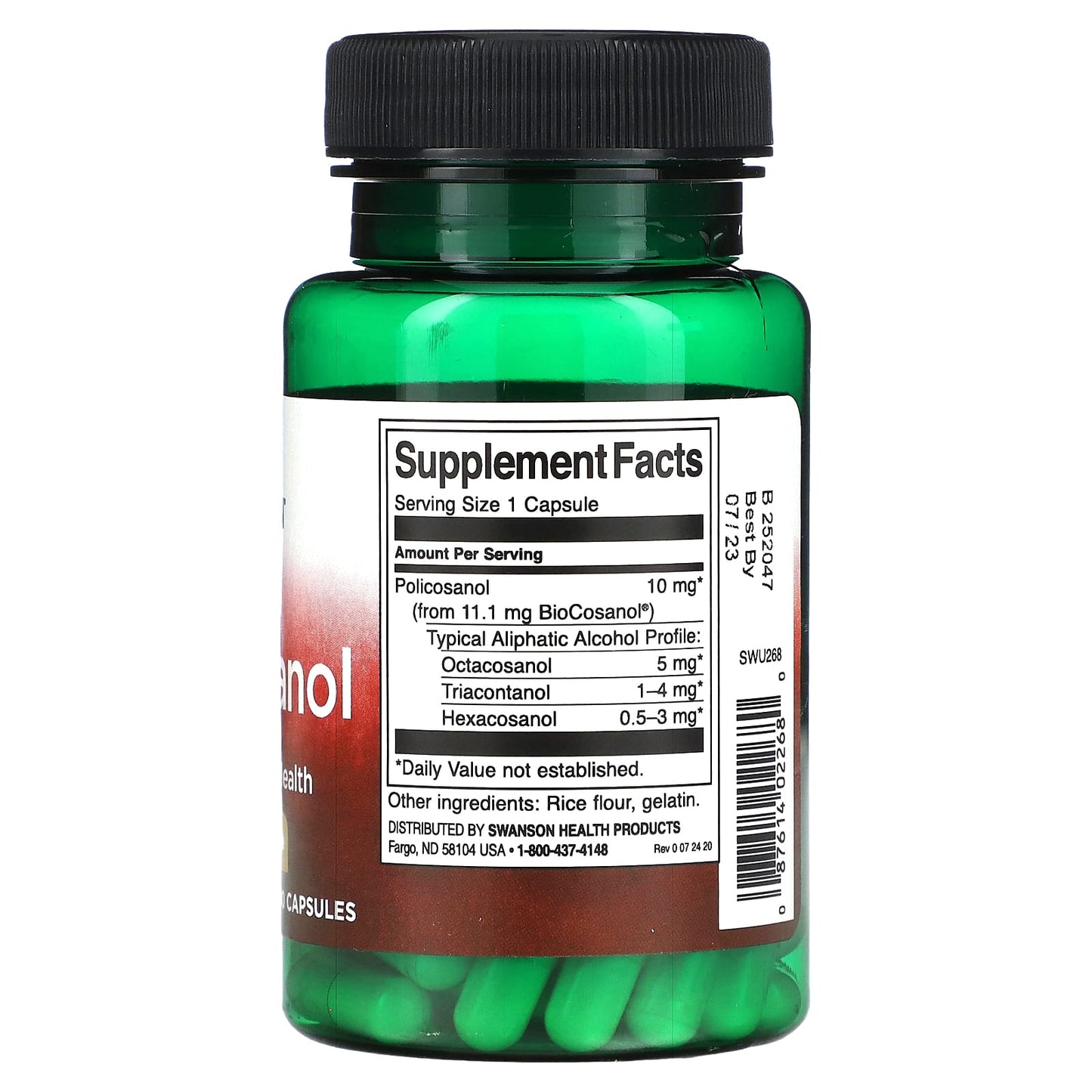 Swanson, Policosanol, 10 mg, 60 Capsules
