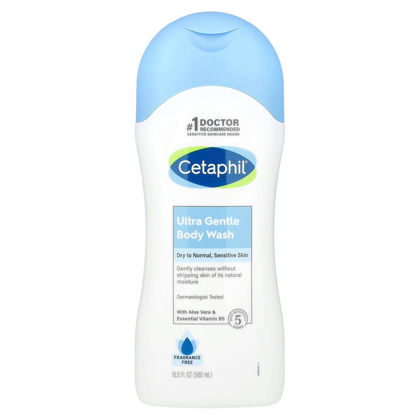 Cetaphil Ultra Gentle Fragrance-Free Body Wash for Sensitive Skin 16.9 oz - Image 1