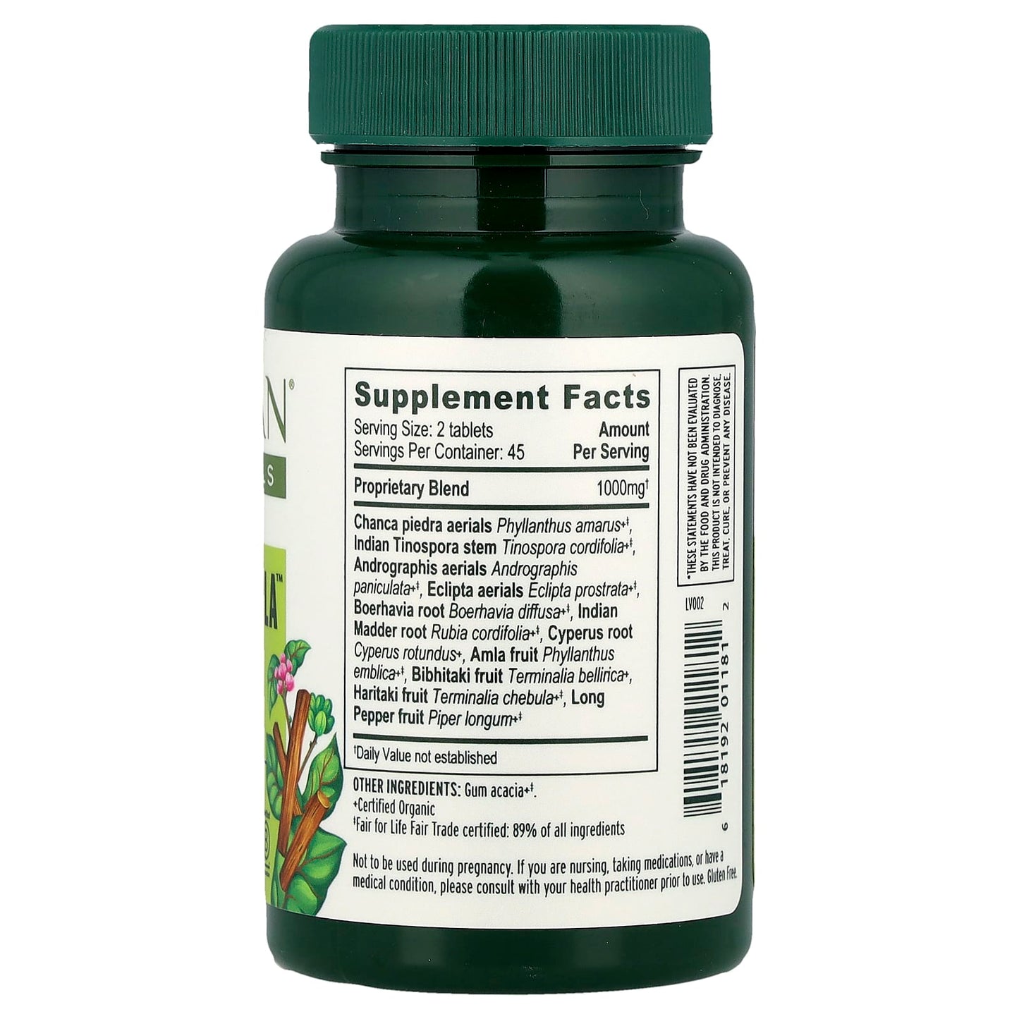 Banyan Botanicals USDA Organic Liver Formula 90 Tablets for Cleanse & Nourish - Image 2