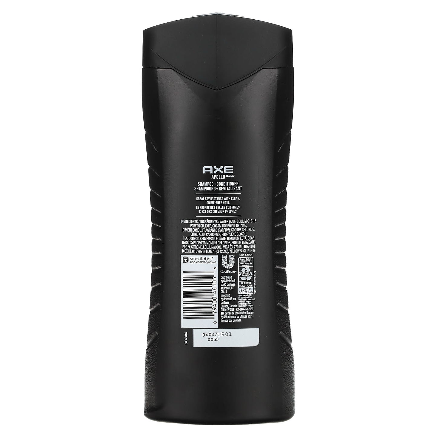Axe Apollo 2-in-1 Shampoo and Conditioner, 16 fl oz (473 ml) - Sage & Cedarwood Scent - Image 2