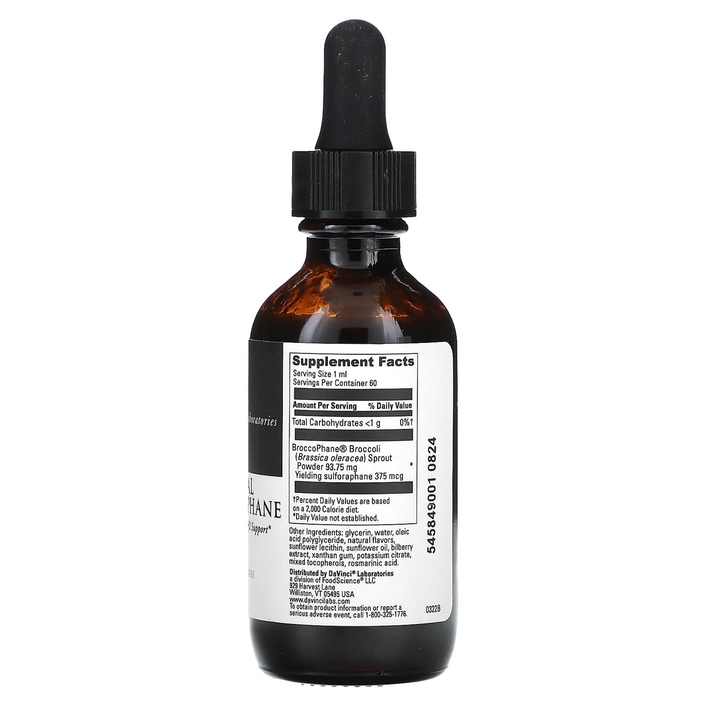 DaVinci Labs Liposomal Sulforaphane Berry 60ml - Image 2
