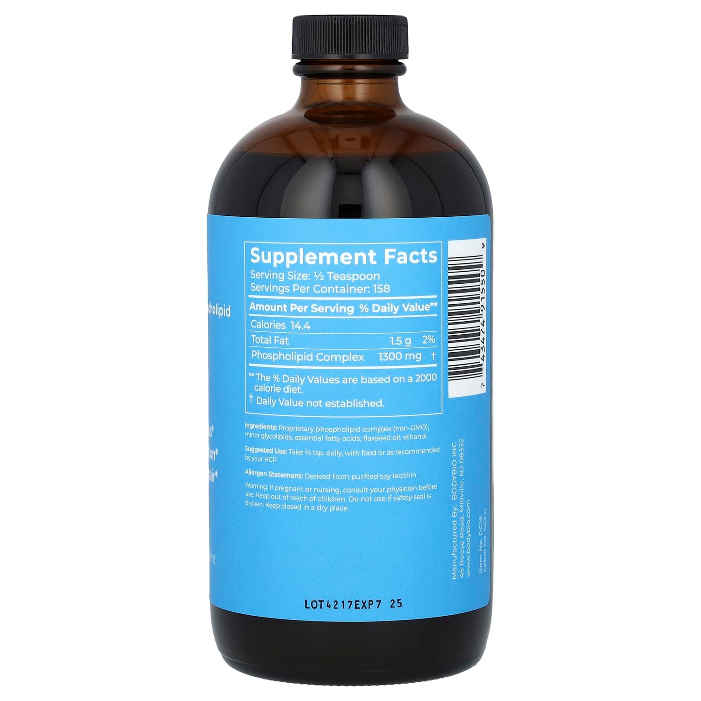 BodyBio PC - Liposomal Phosphatidylipid Complex for Cellular Health - Image 2