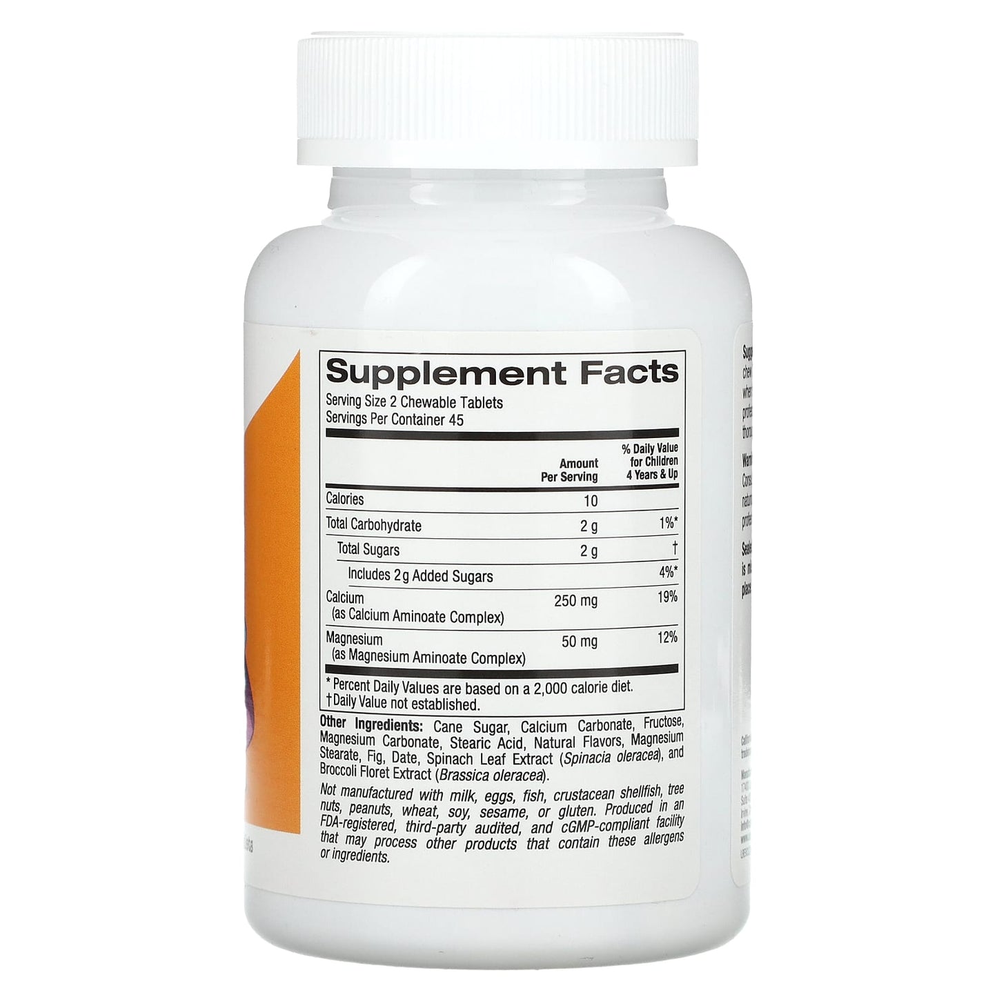 Calcium & Magnesium Chewables for Kids - Birthday Cake Flavor - Image 2
