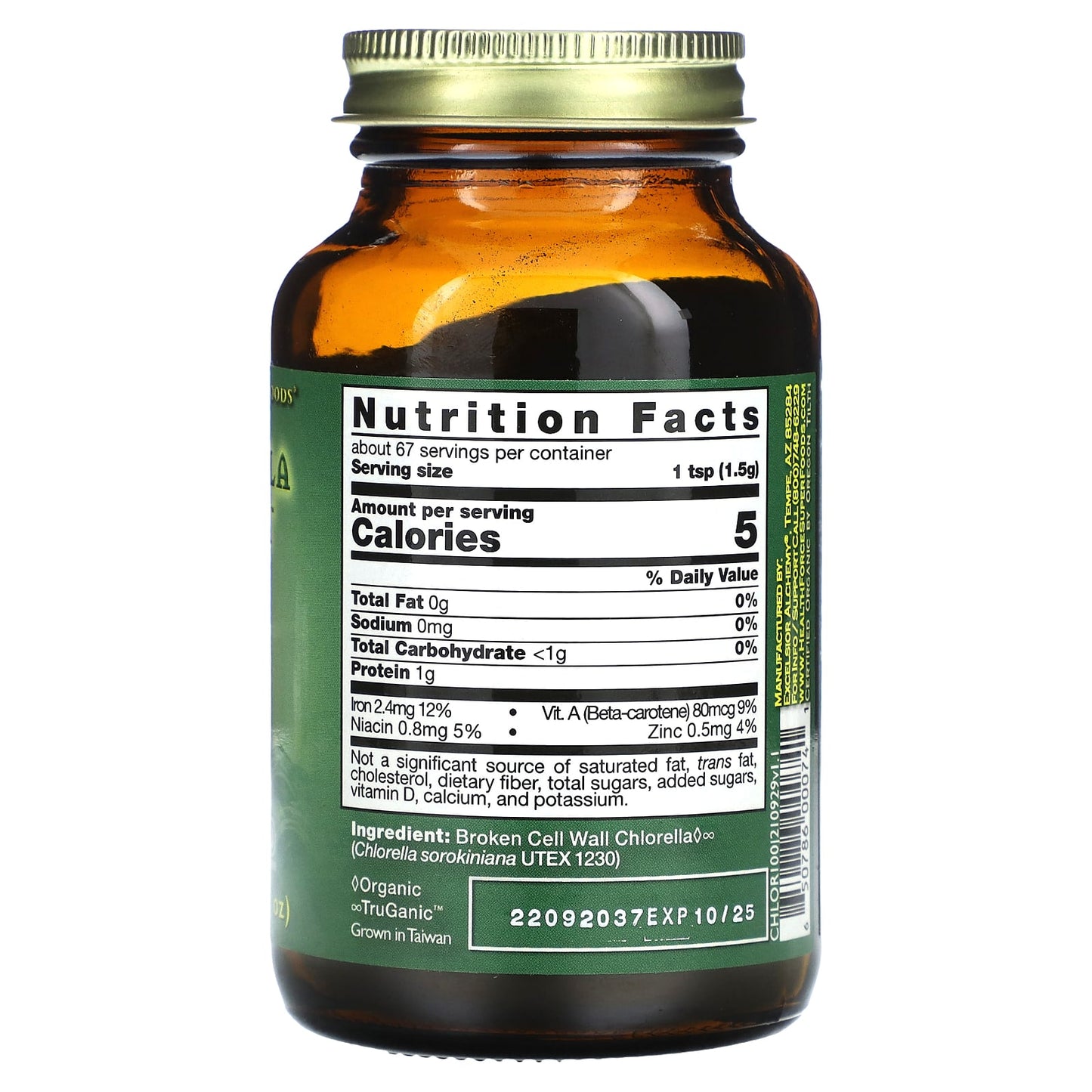 Chlorella Manna by HealthForce Superfoods, USDA Organic, Vegan, Gluten-Free - Image 2