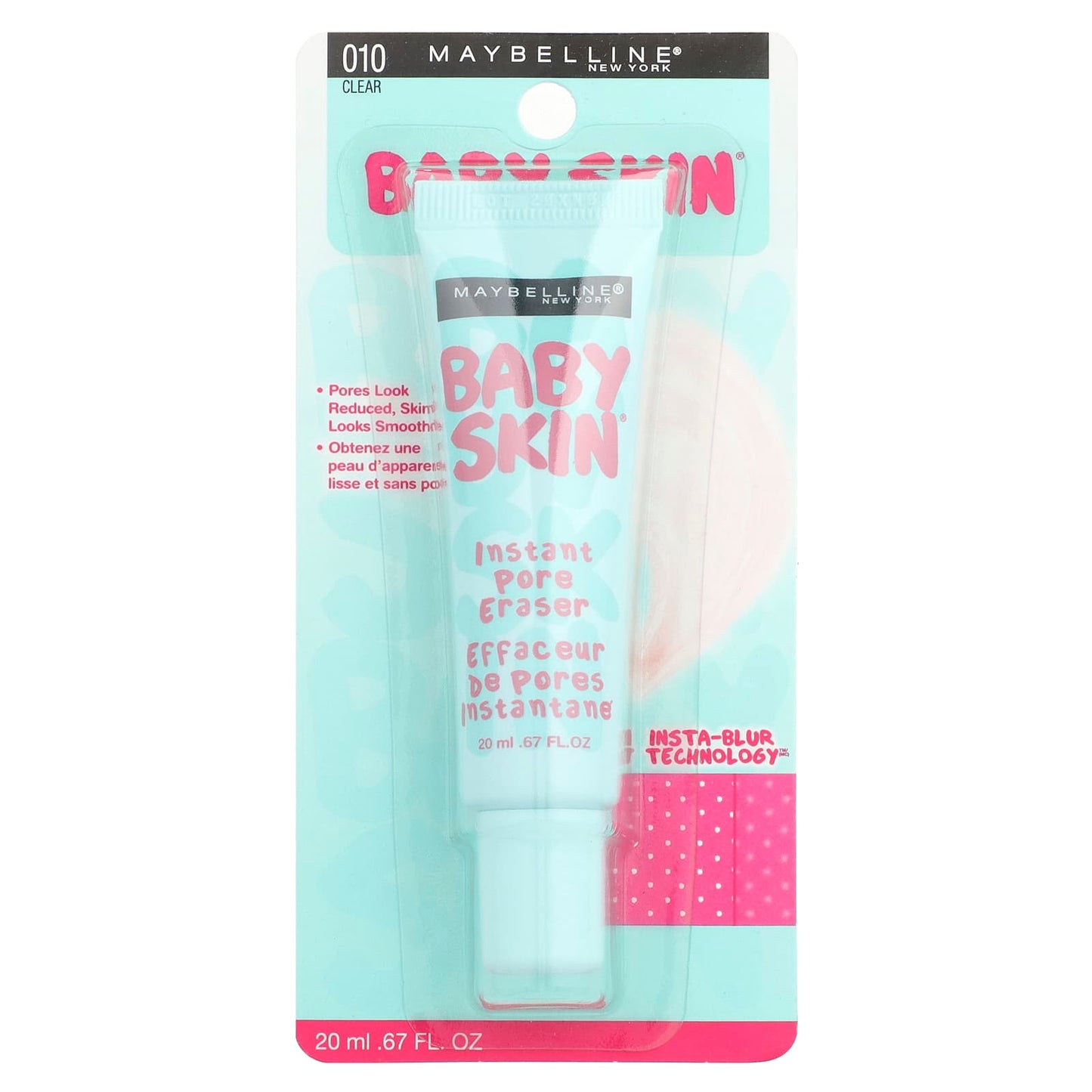 Maybelline, Baby Skin®, Instant Pore Eraser, 010 Clear, 0.67 fl oz (20 ml) - Image 2