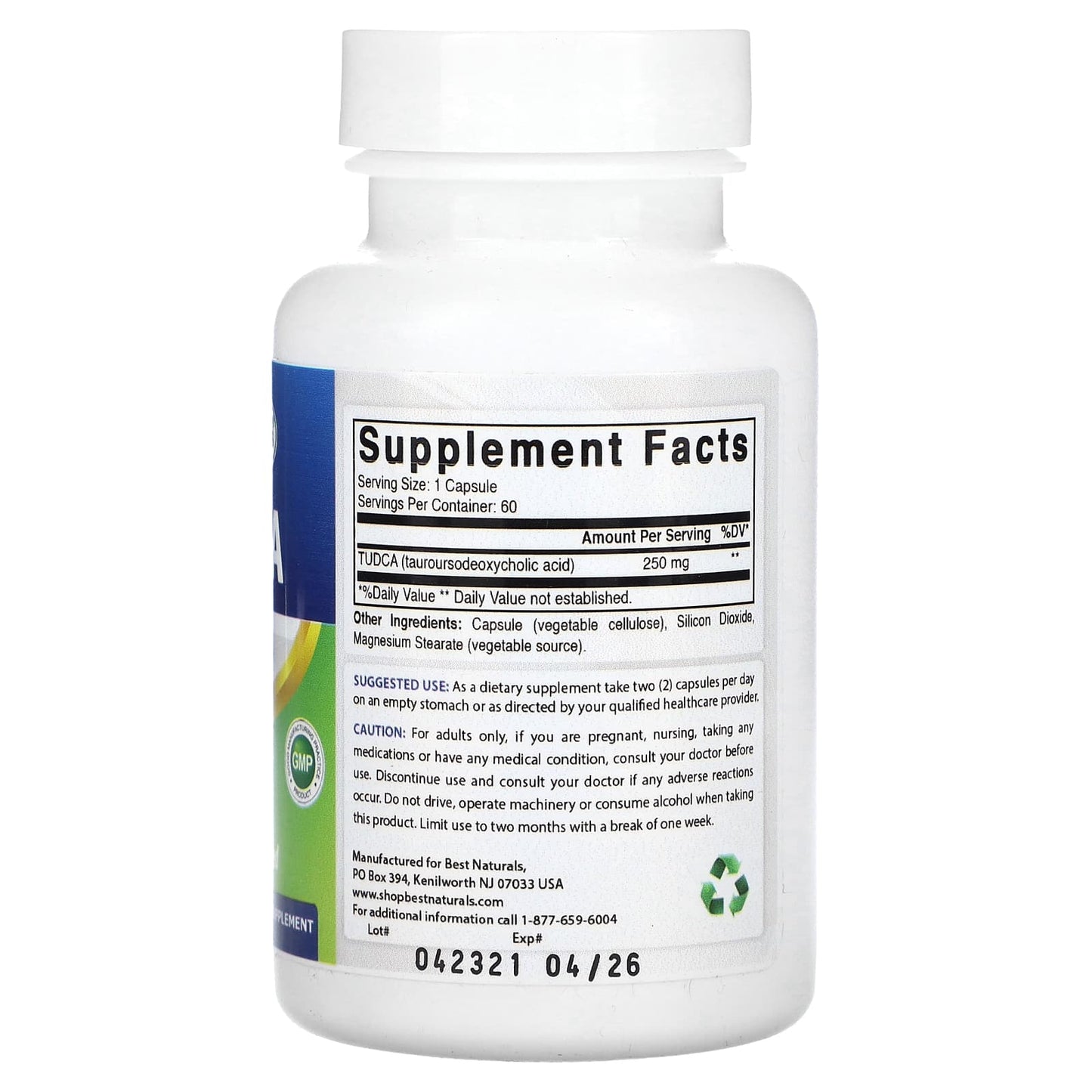 TUDCA 250mg - Support Liver & Intestinal Health with Best Naturals - Image 2