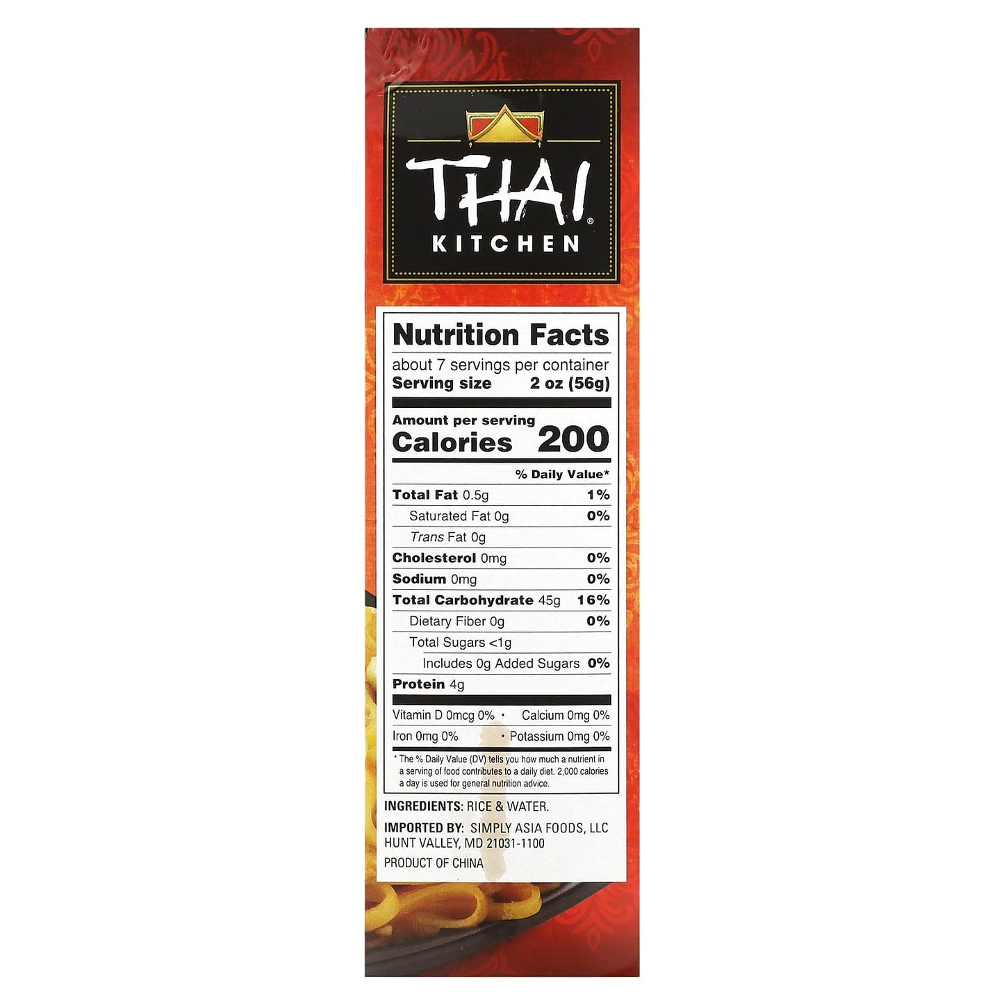 Thai Kitchen, Stir-Fry Rice Noodles, 14 oz (396 g) - Image 2