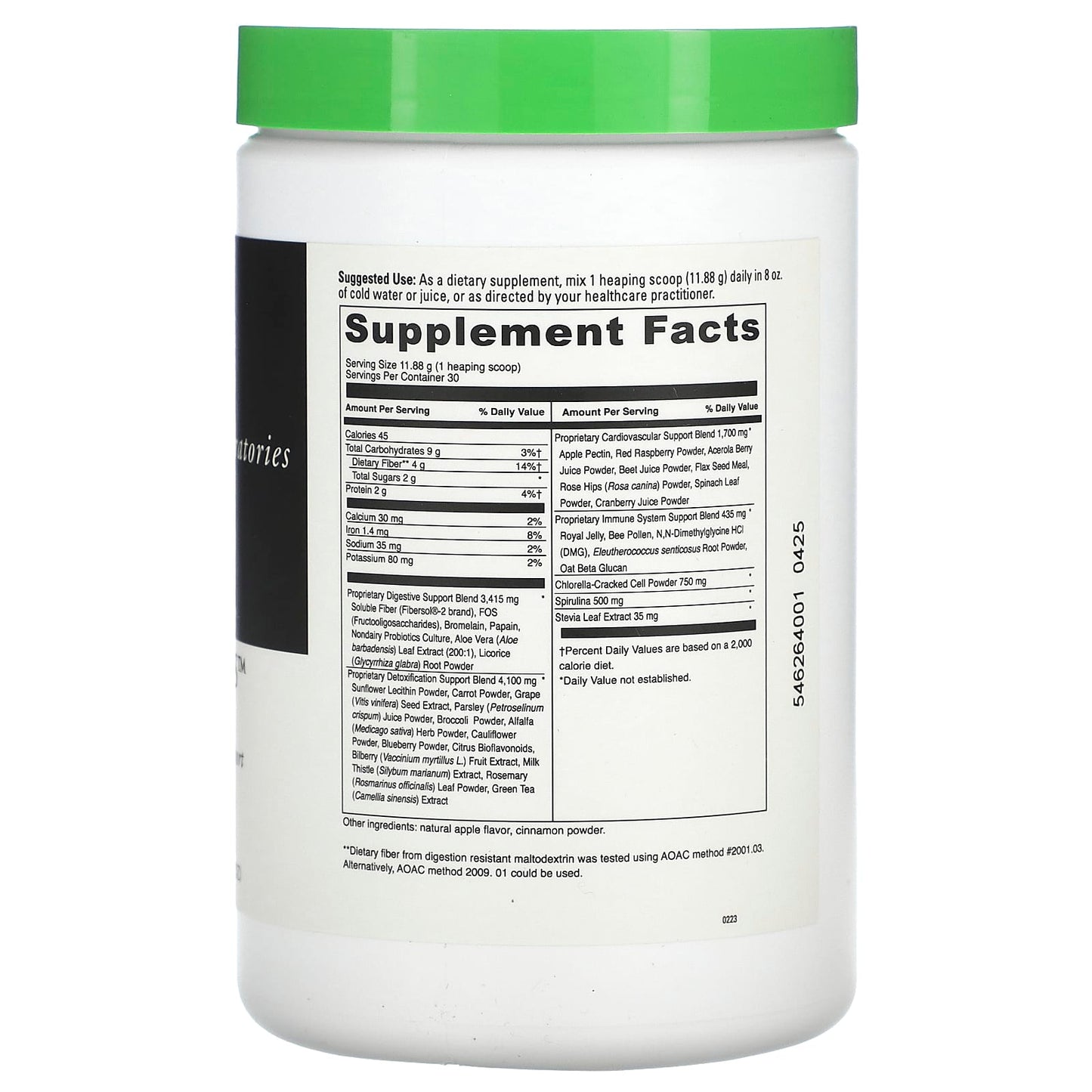 DaVinci Laboratories Spectra Greens Detoxifier 12.57 oz - Image 2