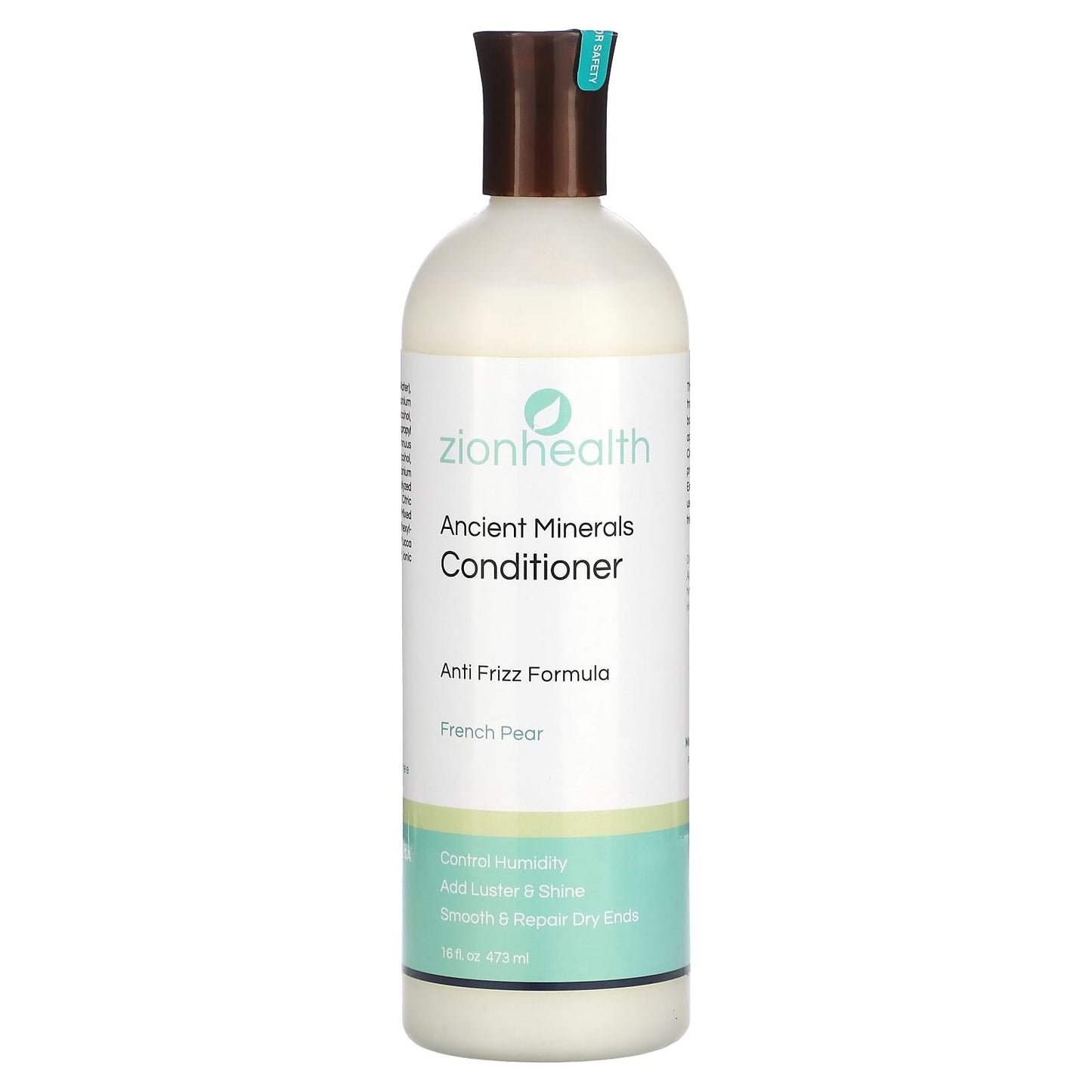 Zion Health, Ancient Minerals Conditioner, Anti Frizz Formula, French Pear, 16 oz (473 ml) - Image 1