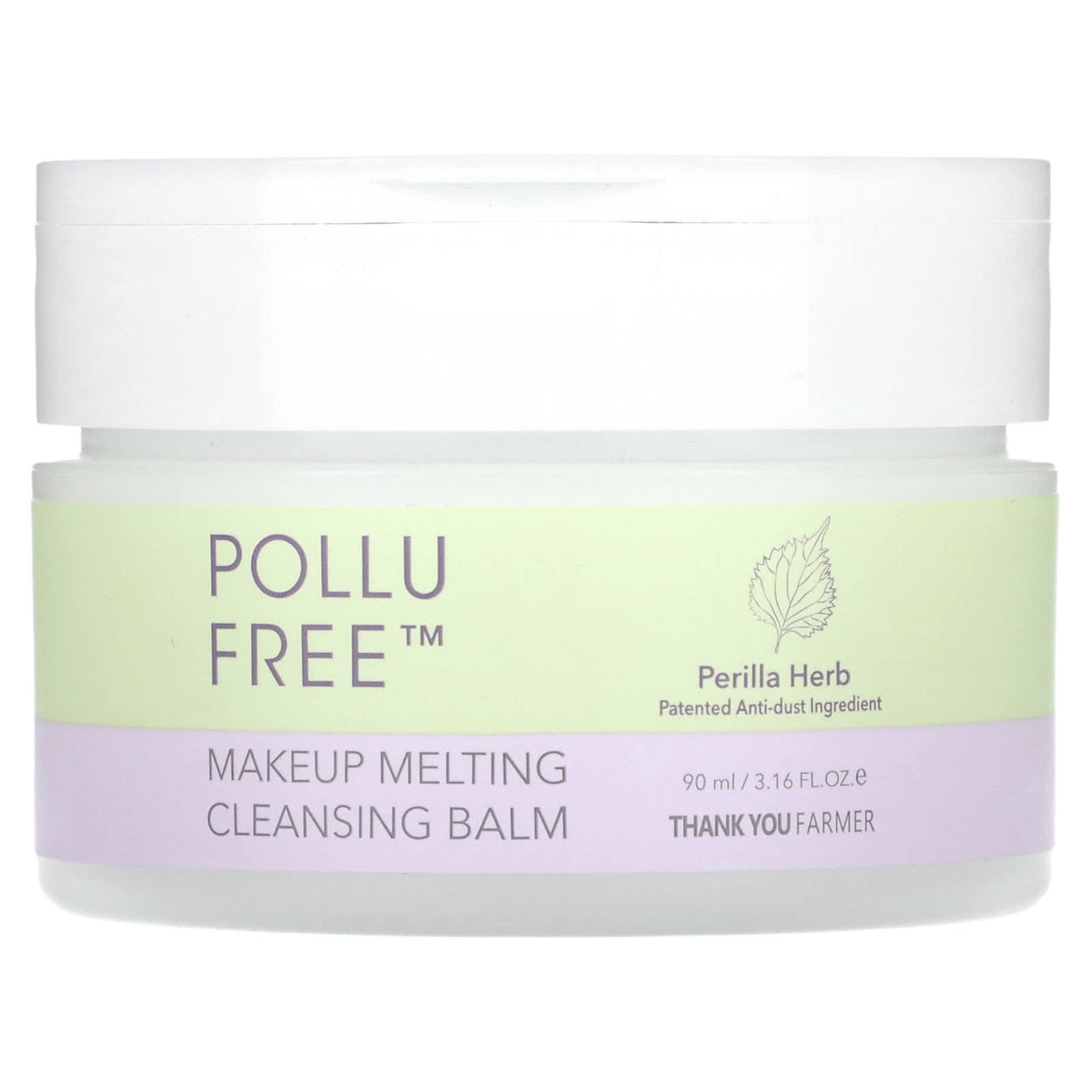Thank You Farmer, Pollufree, Makeup Melting Cleansing Balm, 3.16 fl oz (90 ml) - Image 1