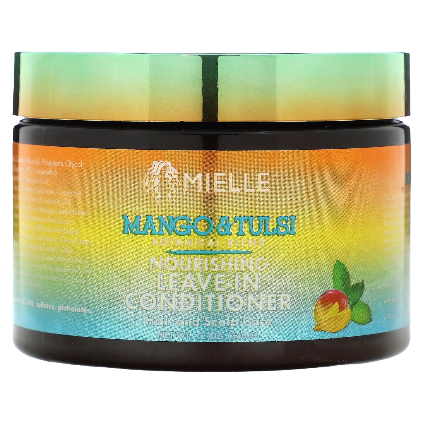 Mielle, Nourishing Leave-In Conditioner, Mango & Tulsi, 12 oz (340 g) - Image 1