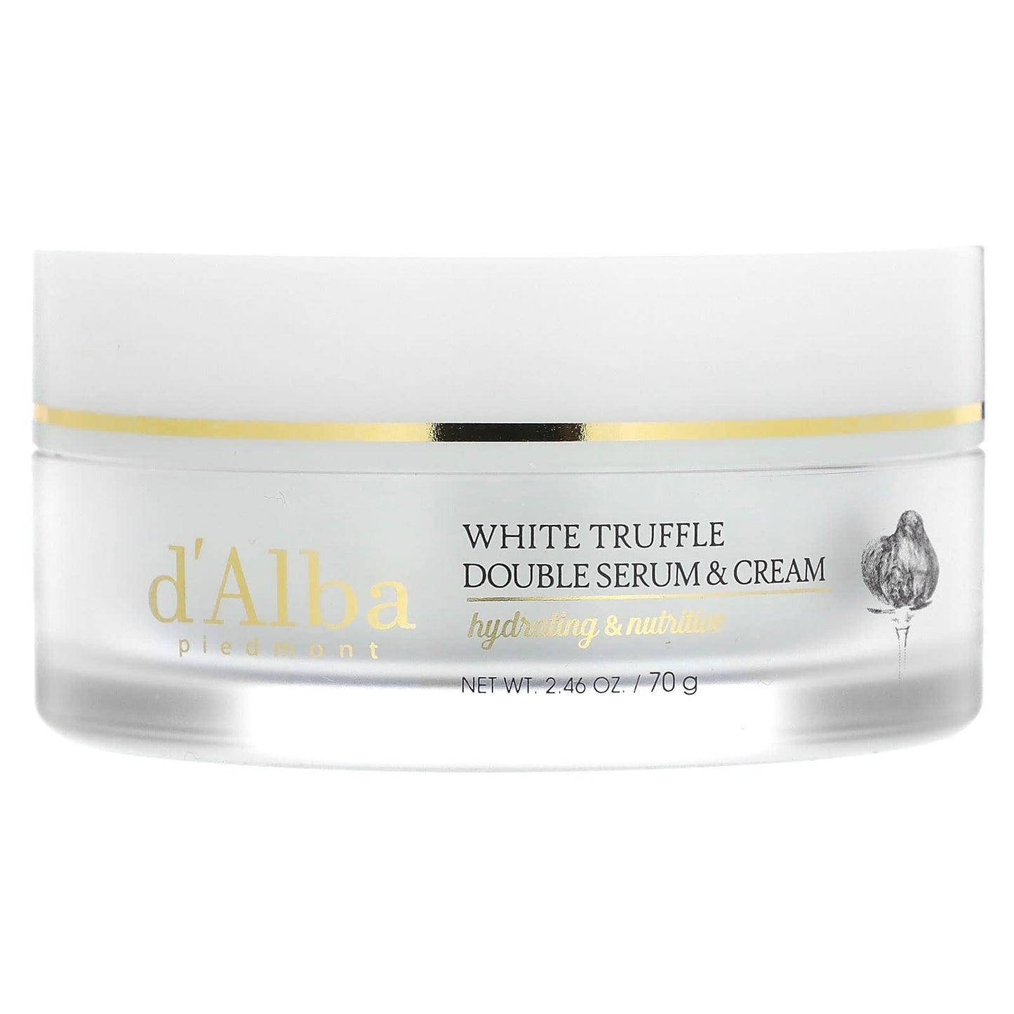 d'Alba White Truffle Double Serum & Cream Set for Hydrated, Glowing Skin - Image 1