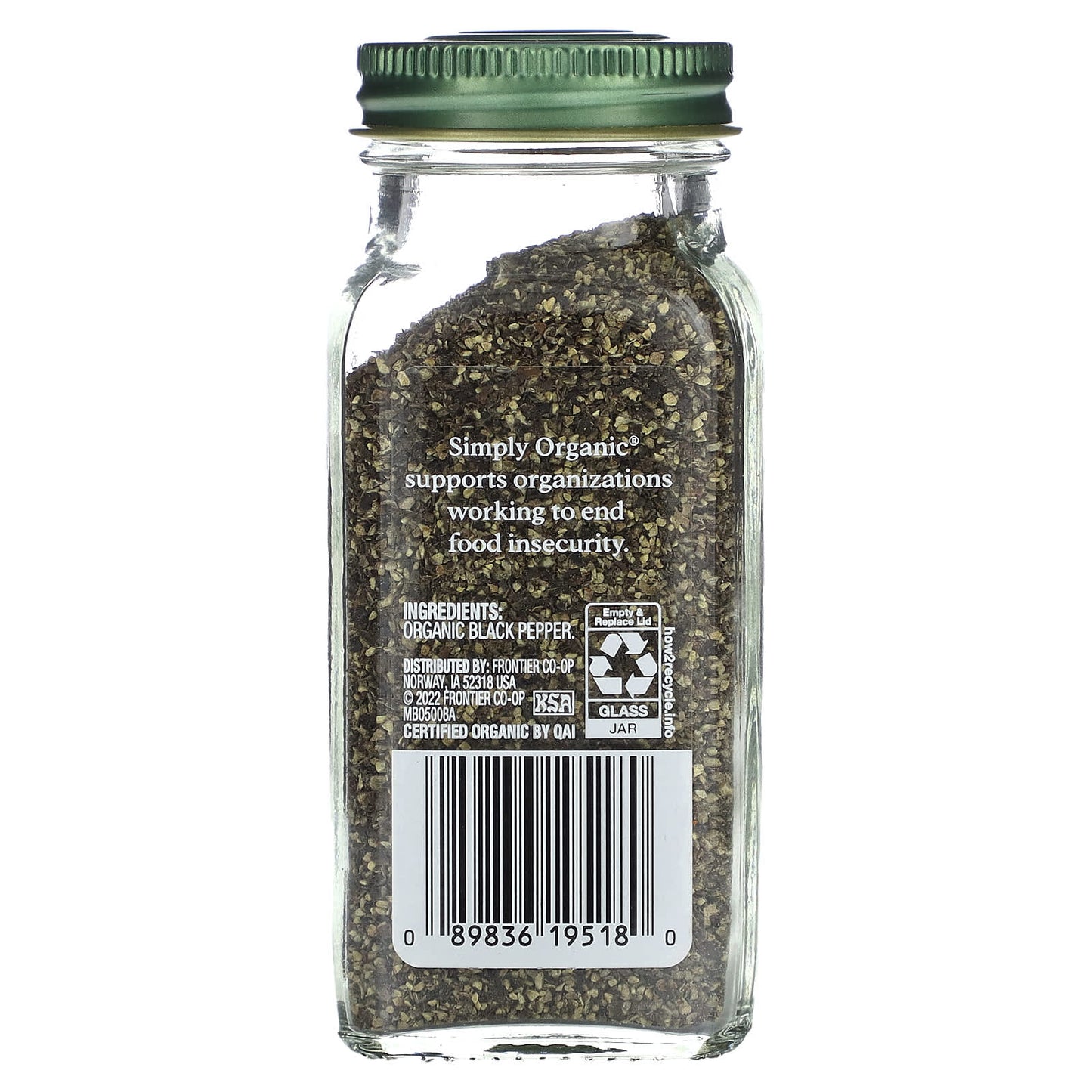 Simply Organic, Organic Coarse Black Pepper, 2.47 oz (70 g) - Image 2