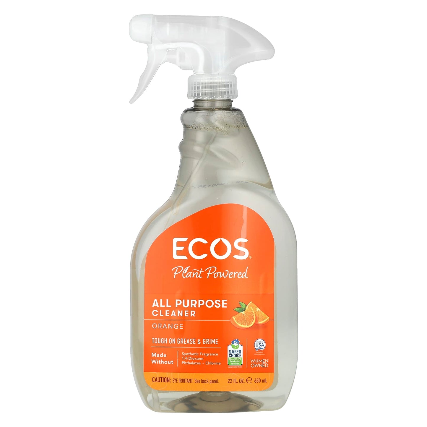 All-Purpose Orange Cleaner, Eco-Friendly & Vegan, 22 fl oz (650 ml) - Image 1