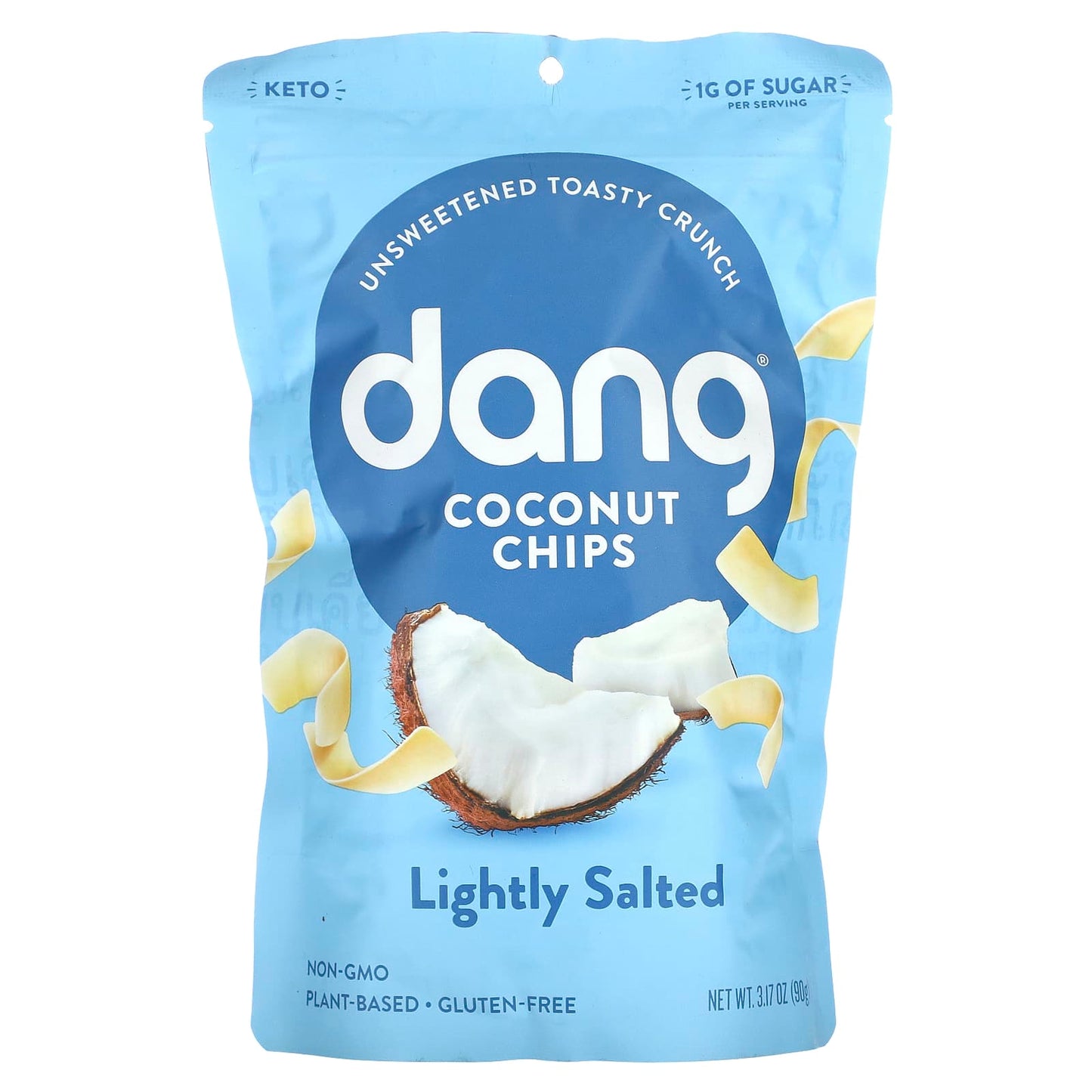 Crunchy Thai Coconut Chips, Lightly Salted, Keto Friendly - Image 1