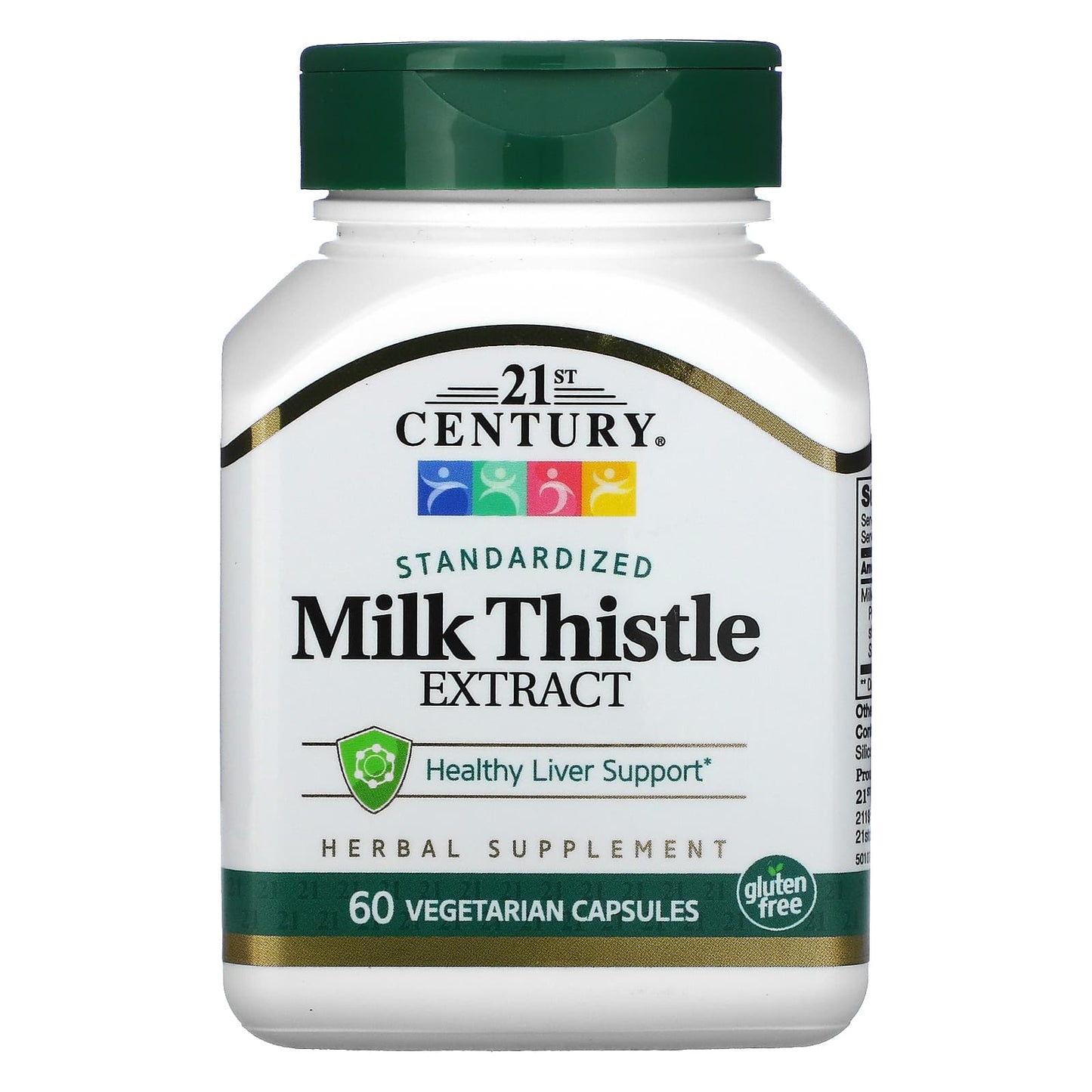 Milk Thistle Extract for Liver Health, 60 Vegetarian Capsules - Image 1