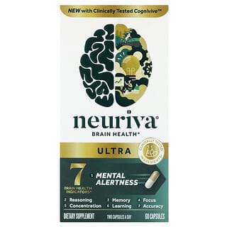 Schiff Neuriva Brain Health Supplement for Mental Clarity and Focus