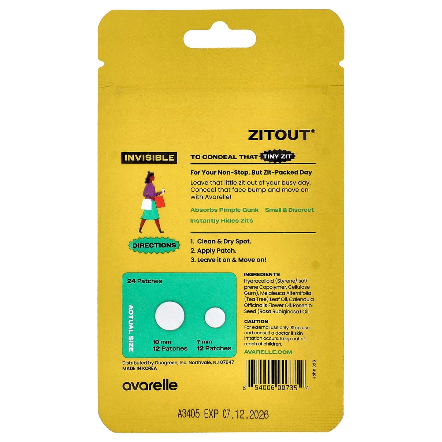 Instantly Conceal Acne with Avarelle Invisible Zit Patches - Image 2