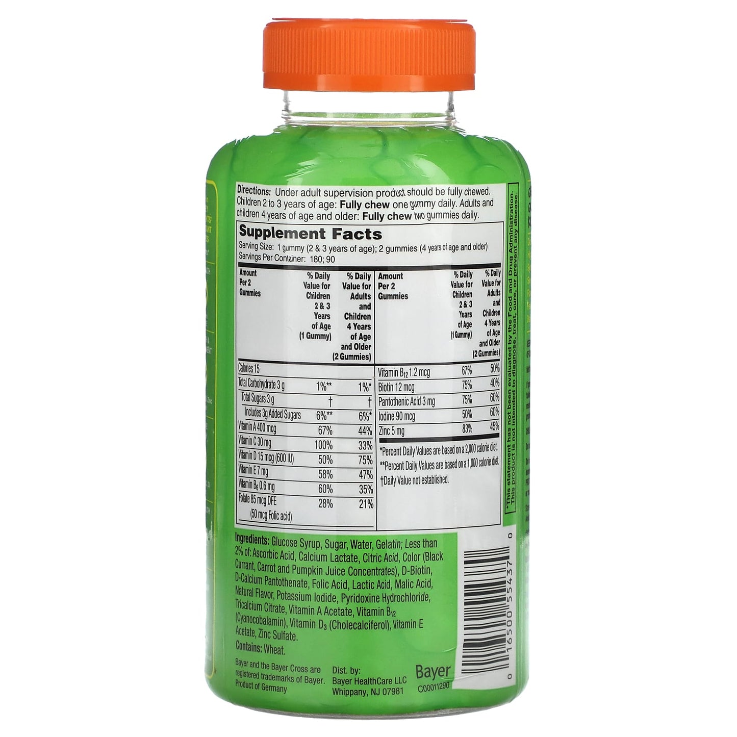 Flintstones Children's Multivitamin Sour Gummies 180 Count - Image 2