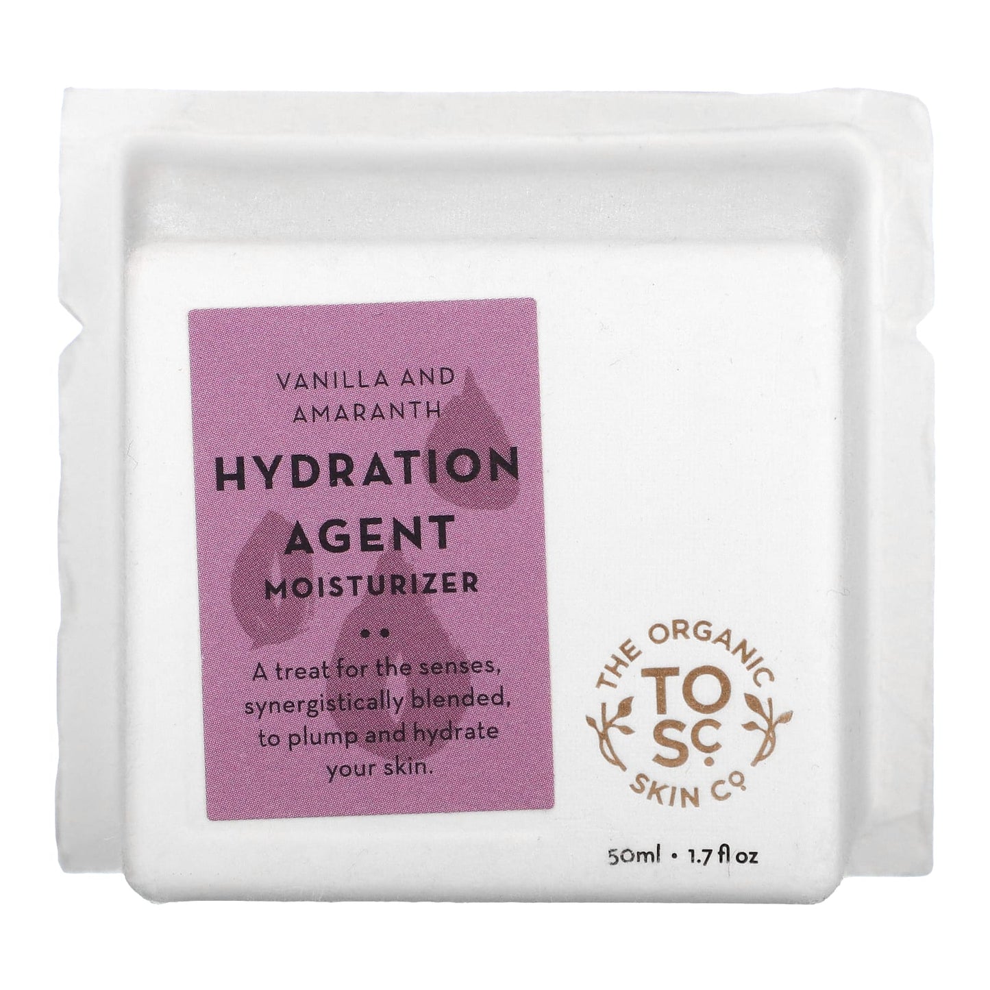 The Organic Skin Co., Hydration Agent Moisturizer, Vanilla and Amaranth, 1.7 fl oz (50 ml) - Image 2
