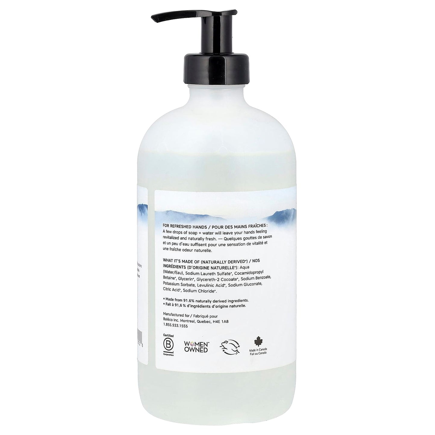The Unscented Company, Hand Soap, Fragrance Free, 16.9 fl oz (500 ml) - Image 2