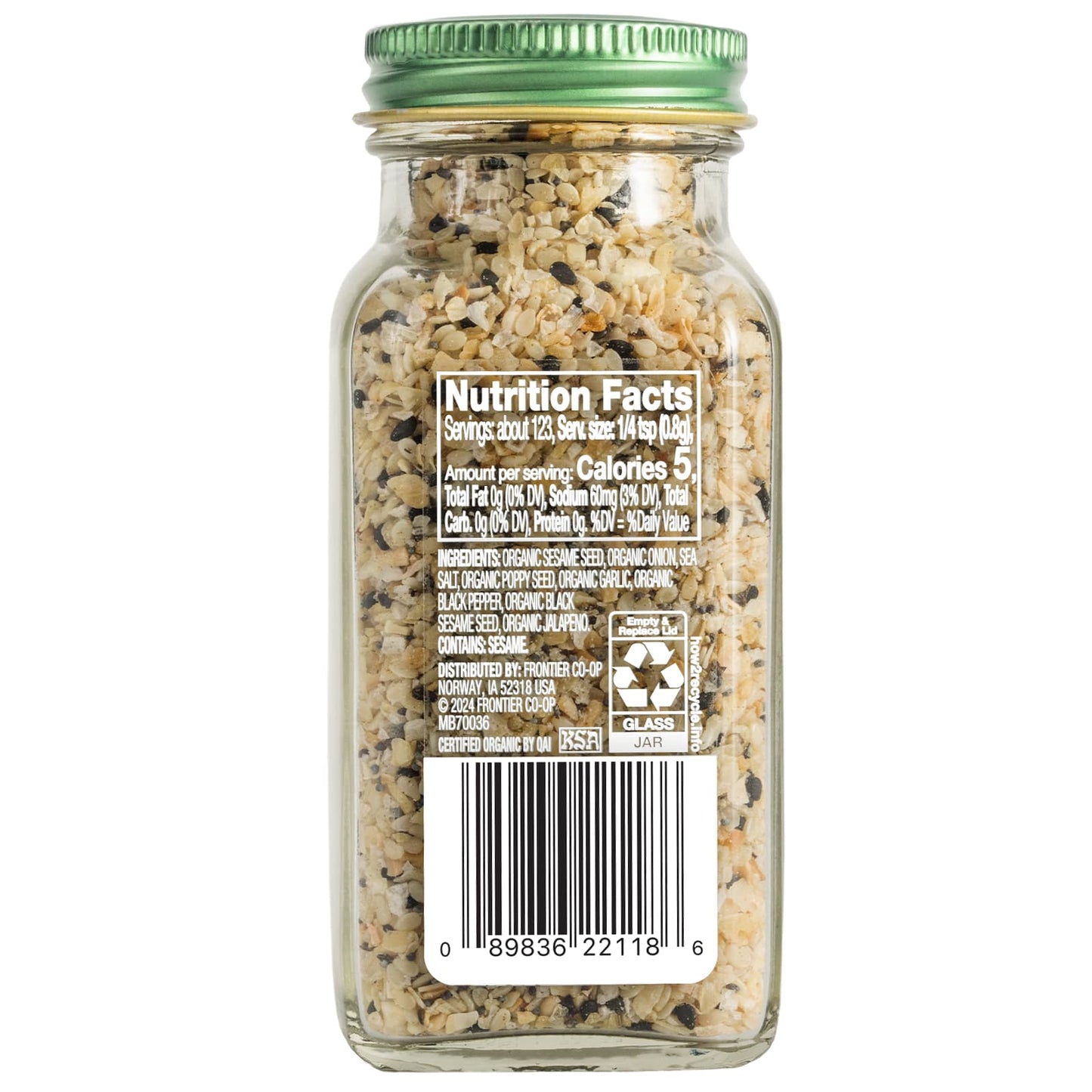 Simply Organic, Everything Jalapeno, 3.46 oz (98 g) - Image 2