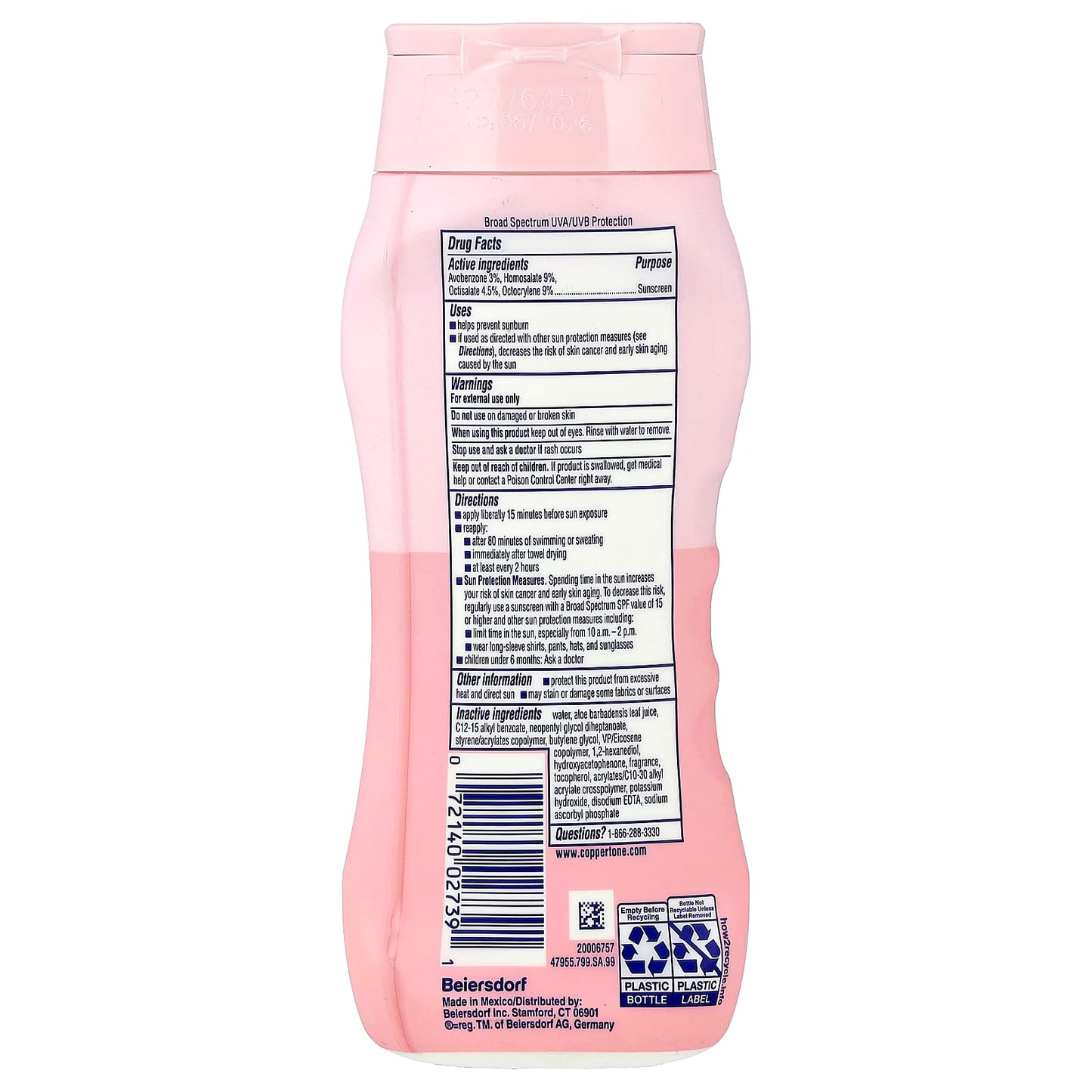 Coppertone Water Babies Baby Sunscreen Lotion, SPF 50, 8 fl oz - Image 2