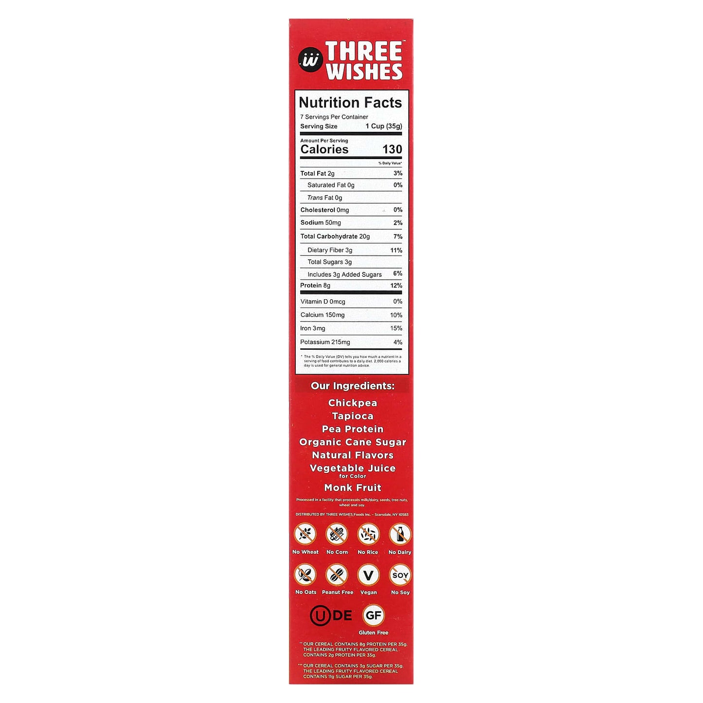 Three Wishes, Grain Free Cereal, Fruity, 8.6 oz (245 g) - Image 2