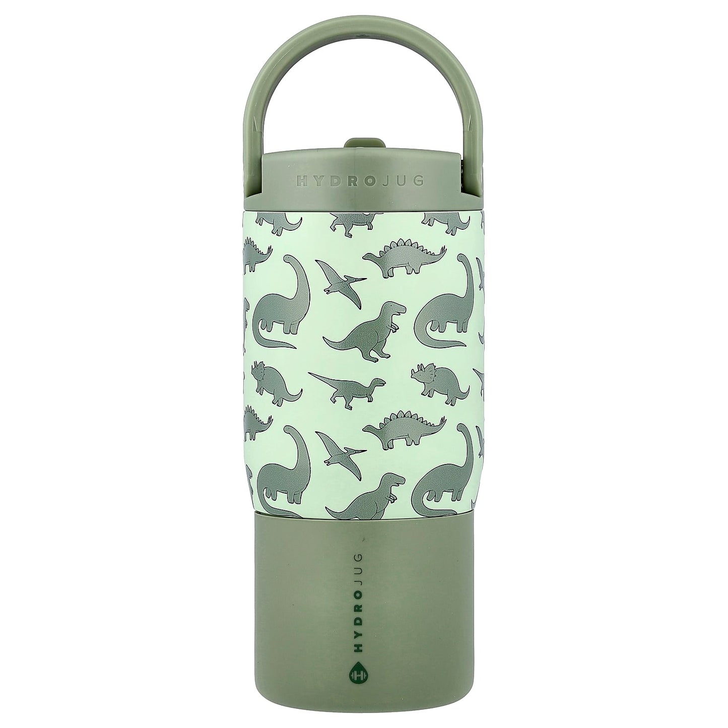 HydroJug 14 oz Dinosaur Sport Kids Water Bottle - Image 1