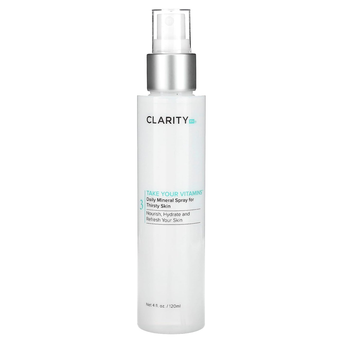 ClarityRx Daily Mineral Spray for Hydrated Skin, 4 fl oz (120 ml) - Image 1
