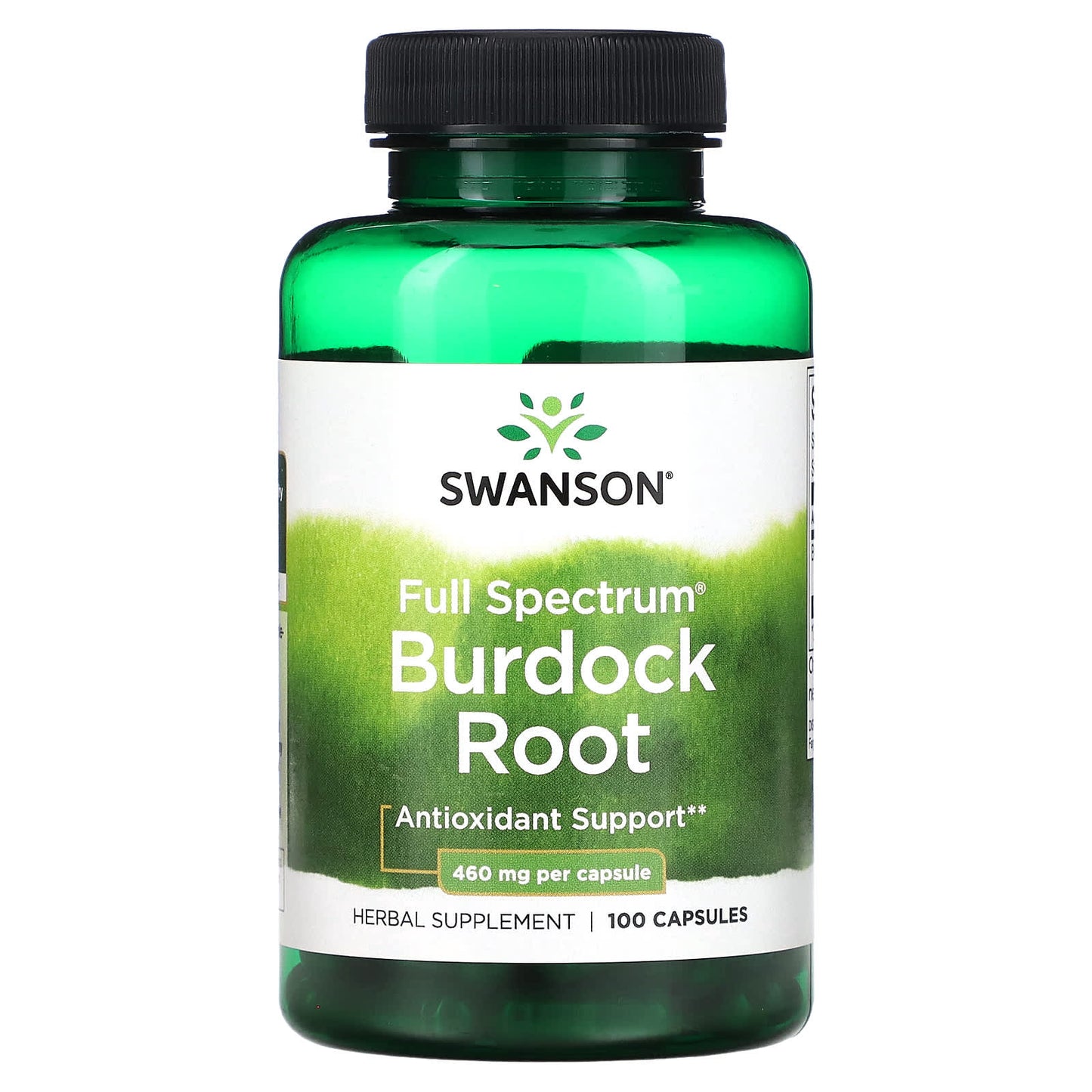 Swanson, Full Spectrum Burdock Root, 460 mg, 100 Capsules - Image 1