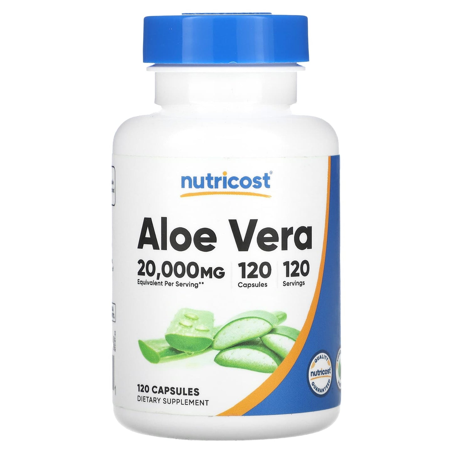 Nutricost, Aloe Vera, 20,000 mg , 120 Capsules - Image 1