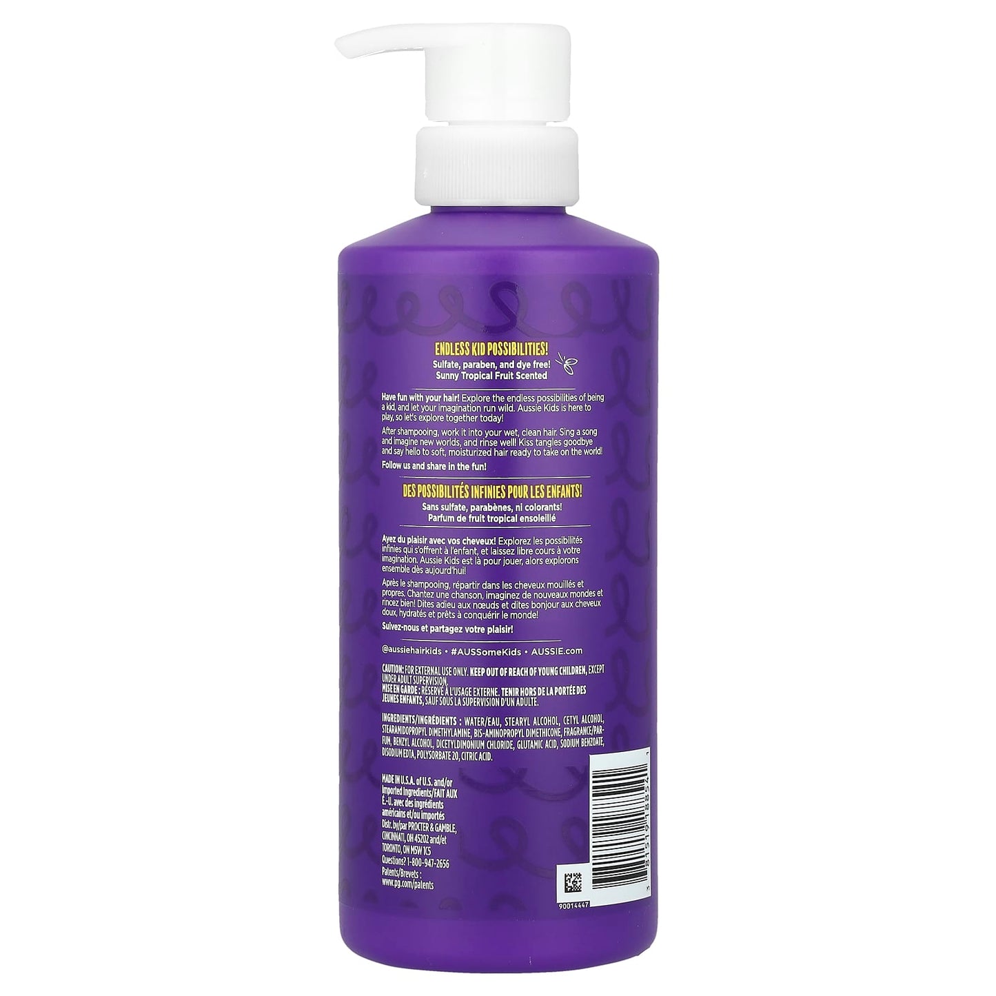 Aussie Kids Curly Conditioner, 16 fl oz - Sulfate Free, Paraben Free - Image 2
