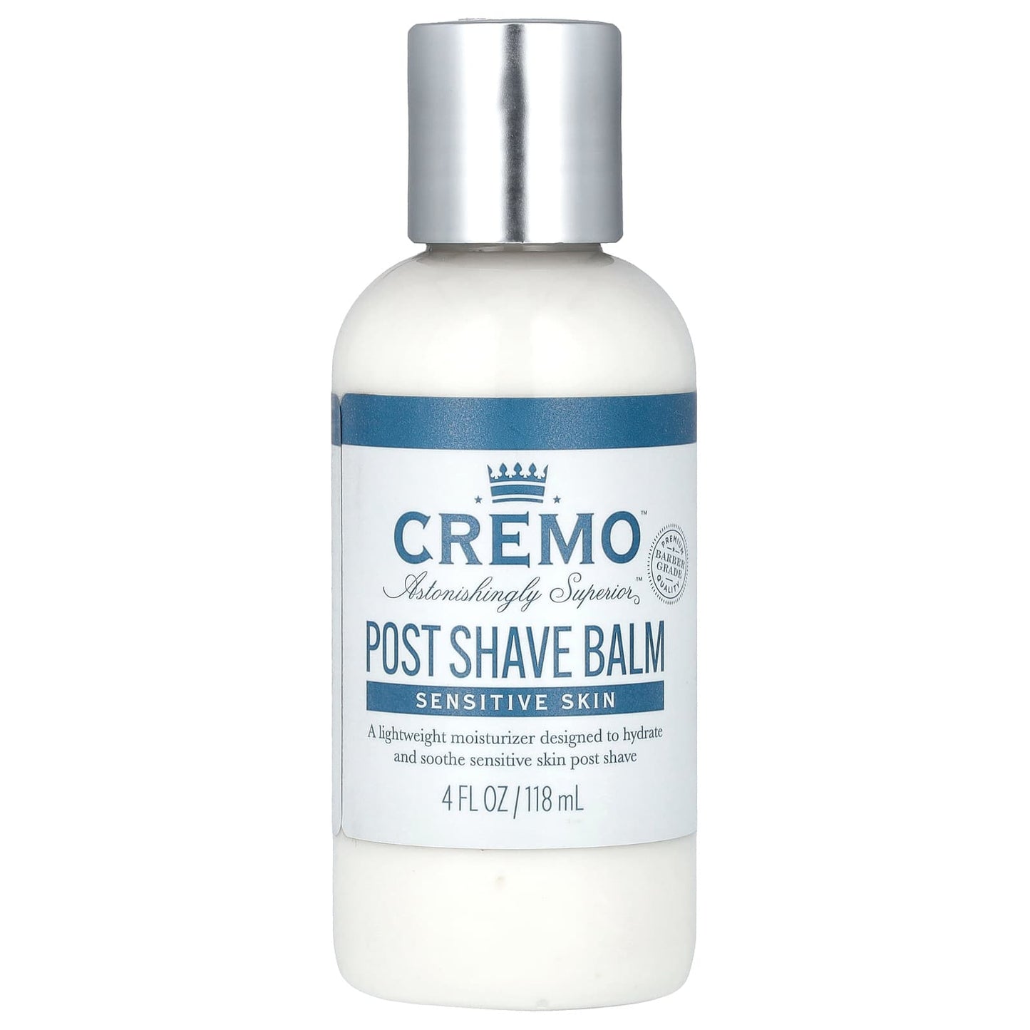 Cremo Post Shave Balm for Sensitive Skin, 4 fl oz (118ml) - Image 1